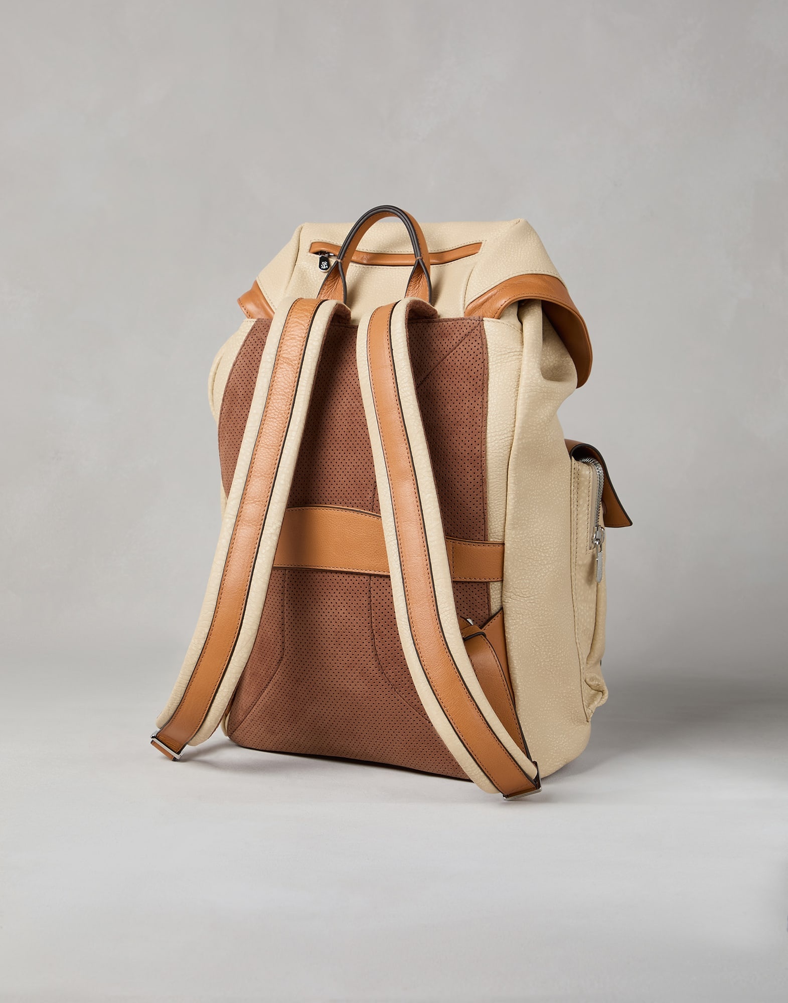 Cowhide leisure backpack - 2