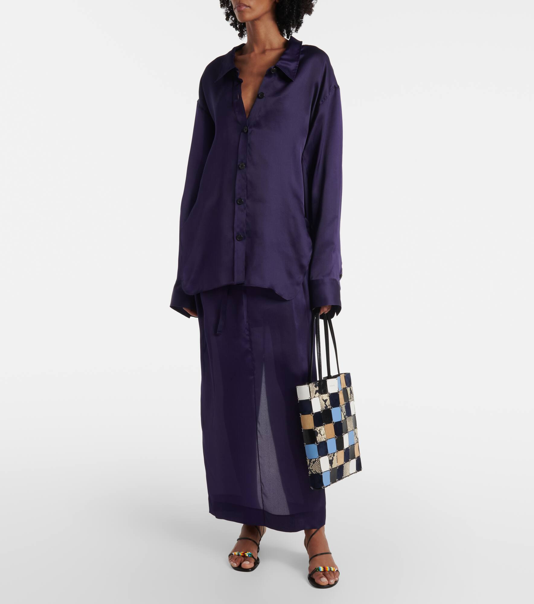 Herschel silk organza shirt - 2