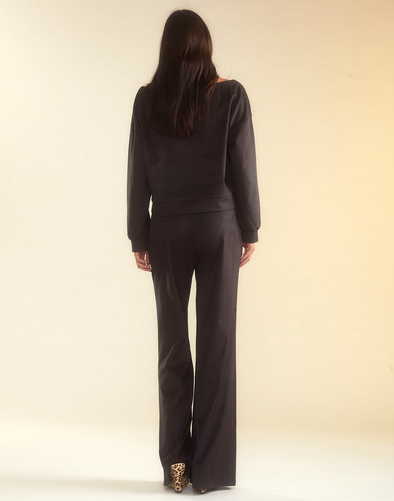 Sleek Ultrasuede Lounge Pant - 8