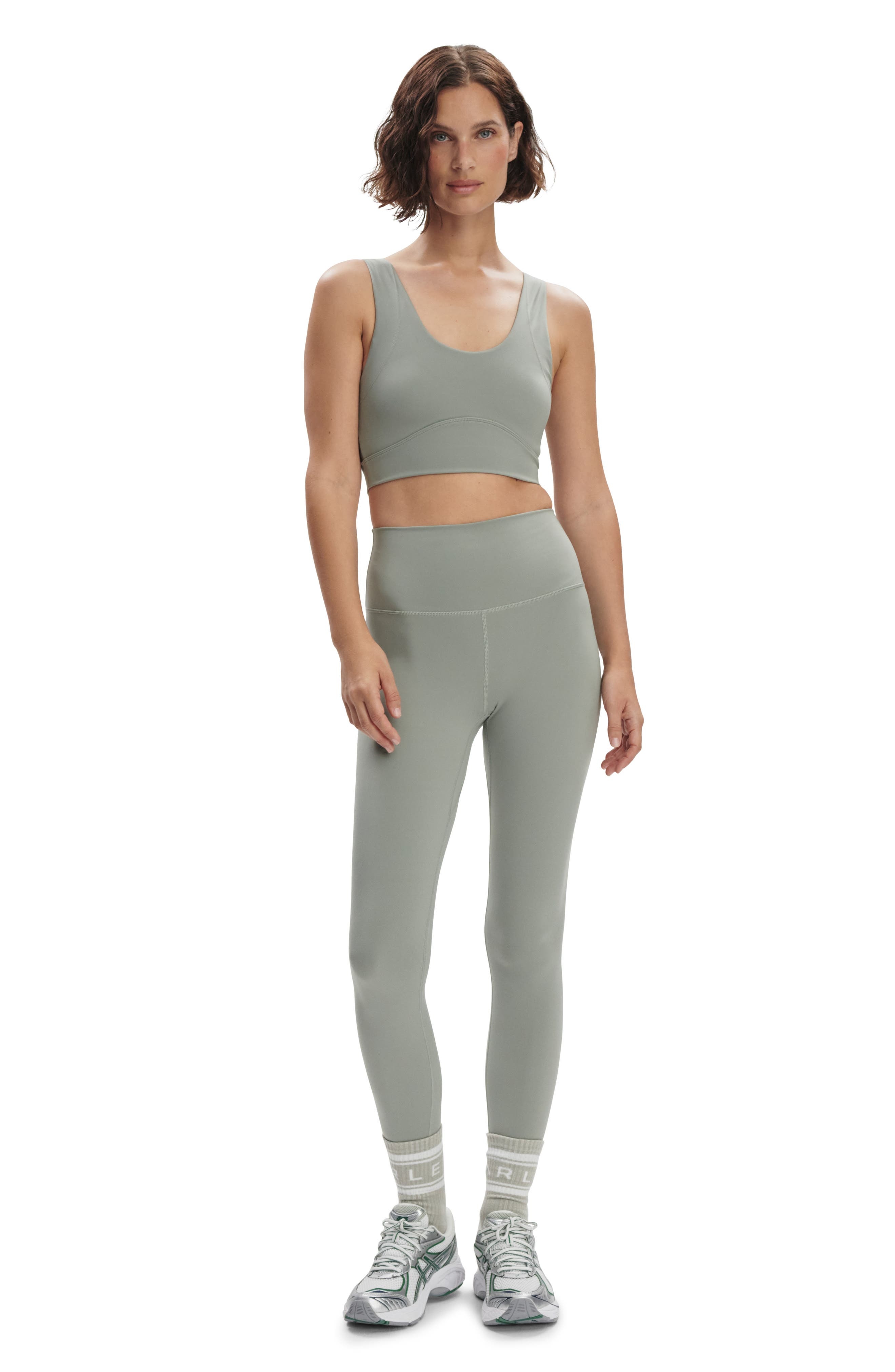 Varley Essi Freesoft Longline Sports Bra in Shadow at Nordstrom - 5