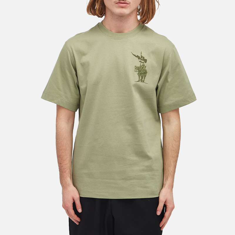 Burberry Burberry Flagpole Knight Logo T-Shirt outlook