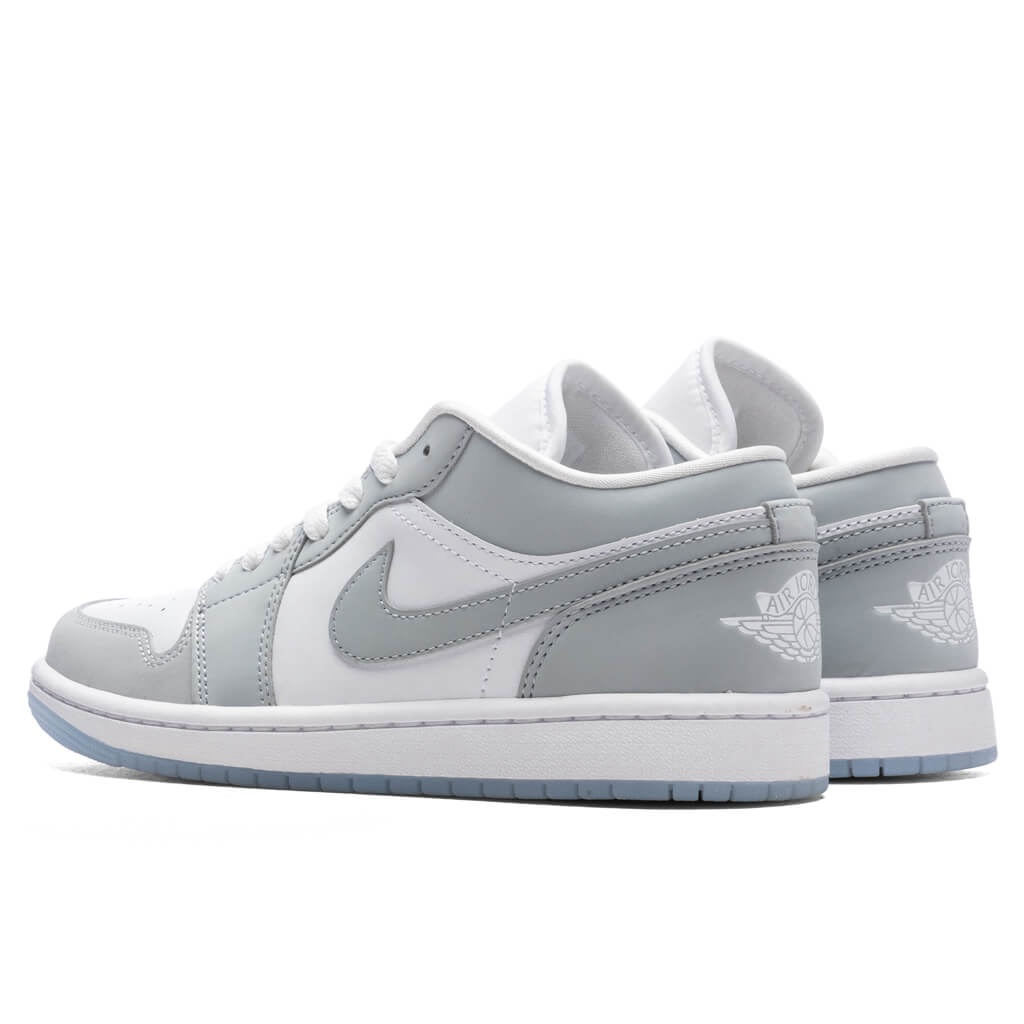 AIR JORDAN 1 LOW WOMEN'S - WHITE/WOLF GREY - 3