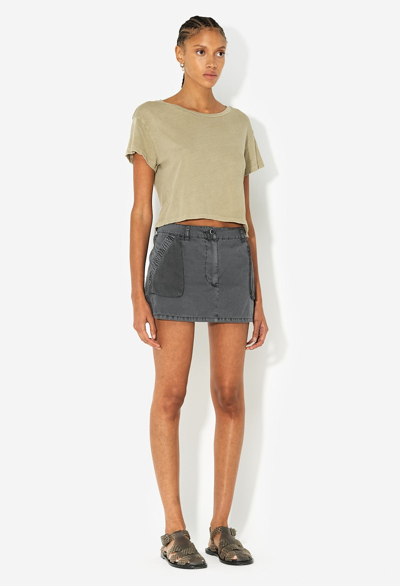 PANELED UTILITY MINI SKIRT 5