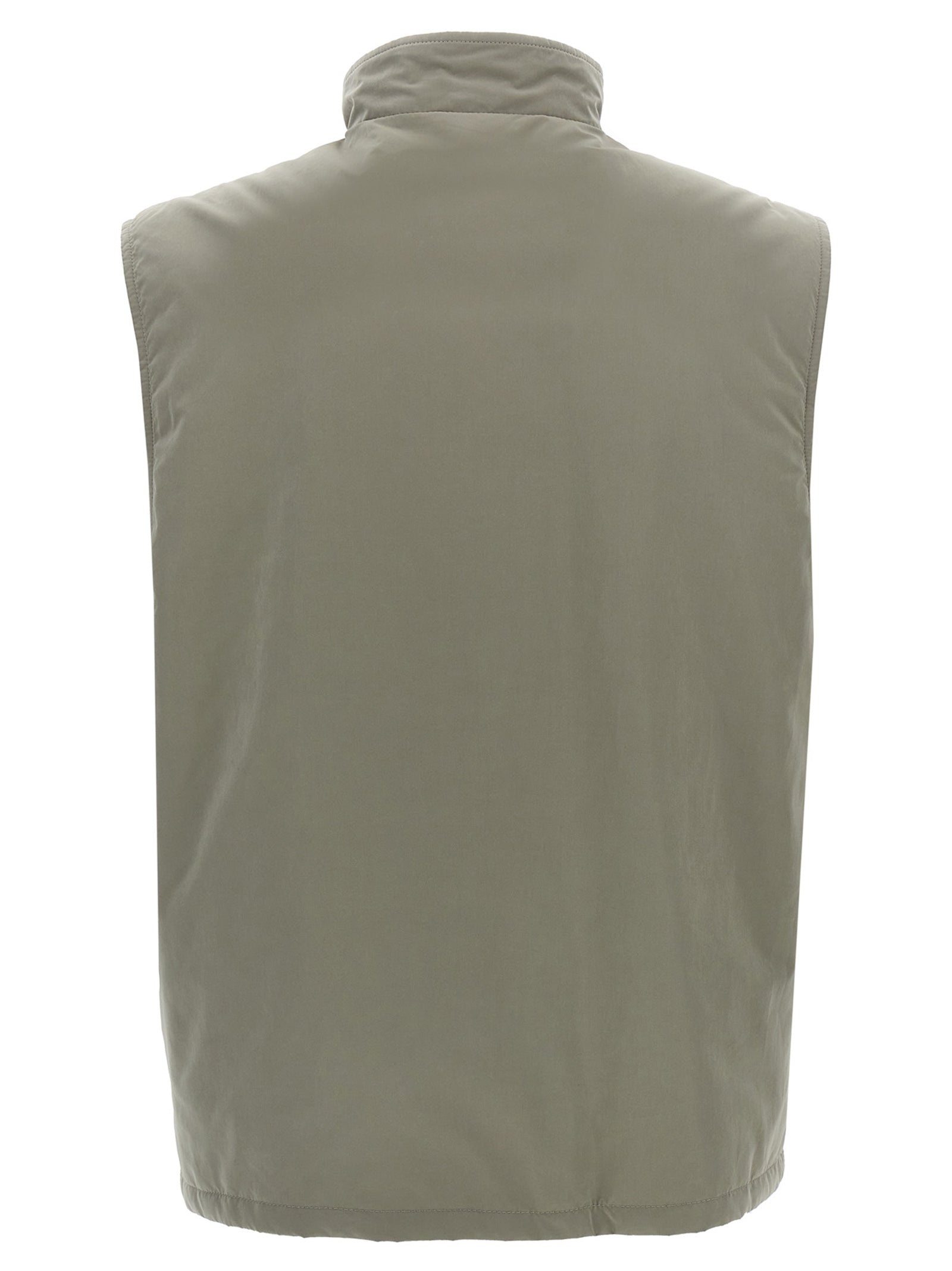 ベスト・ジレ BRUNELLO CUCINELLI Water-repellent vest Gray Brunello Cucinelli Water-Repellent Vest Gilet Gray
