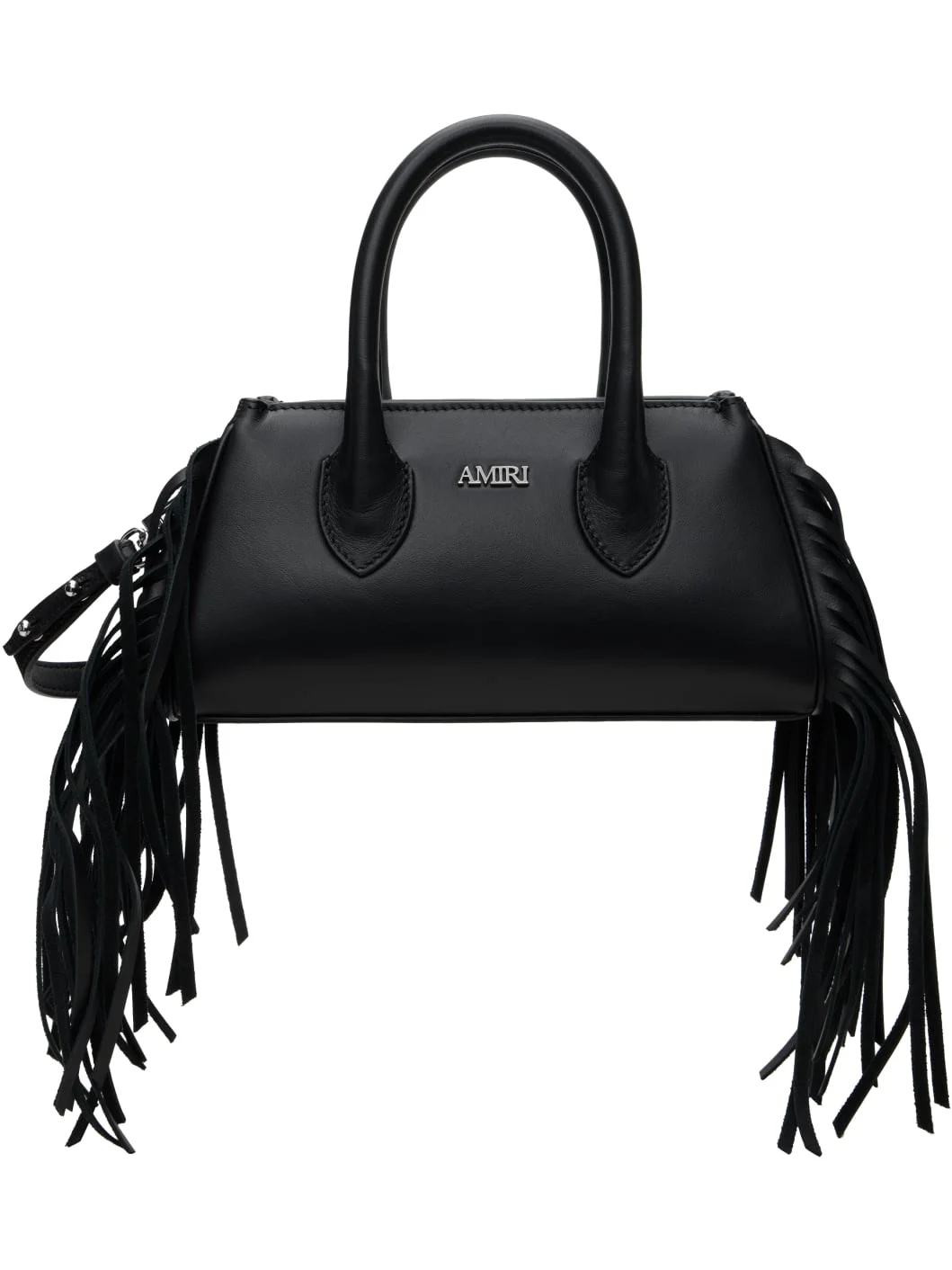 Black Fringe Micro Honey Bag - 1