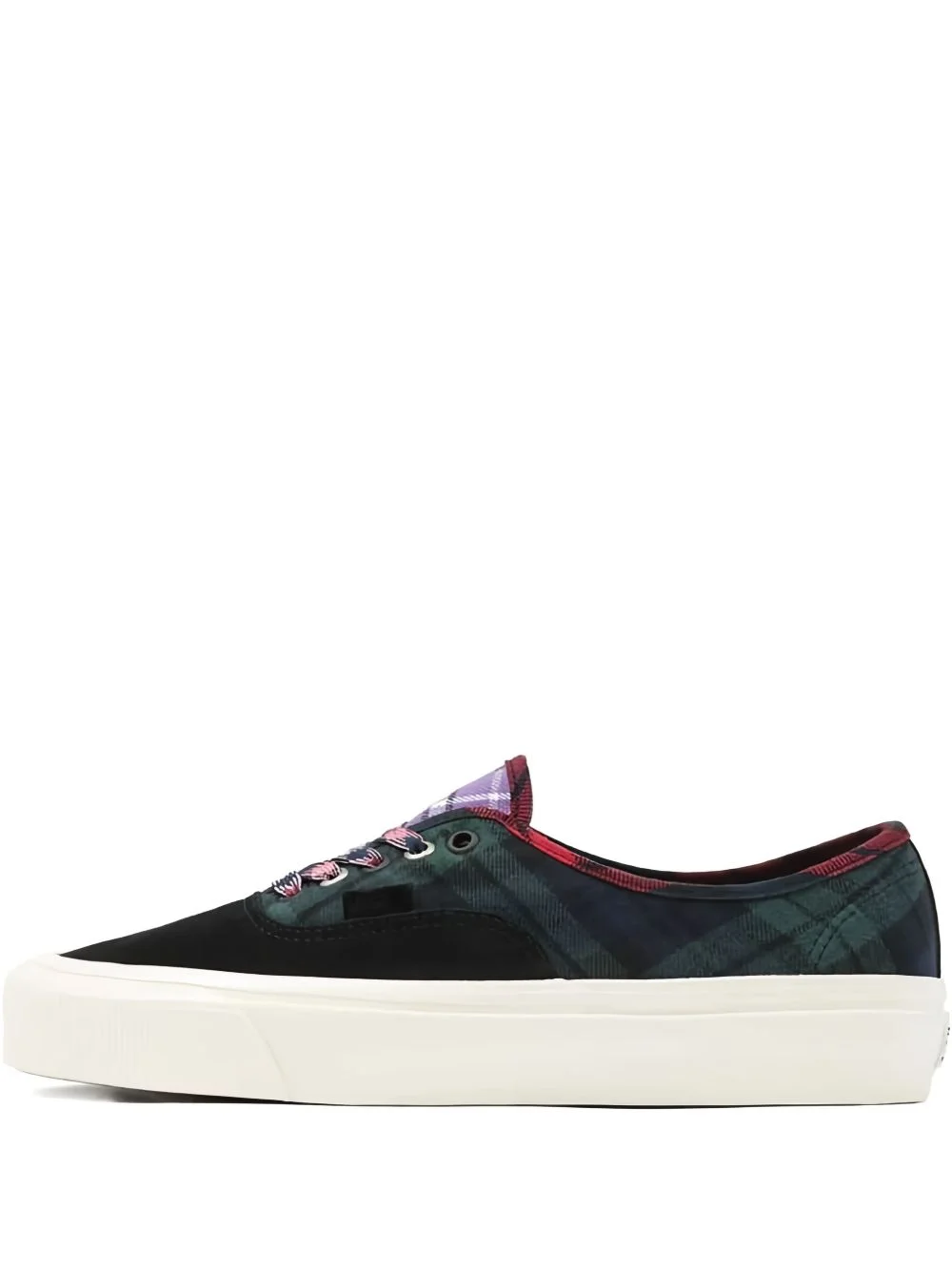 Authentic 44 Dx plaid-panel sneakers - 1
