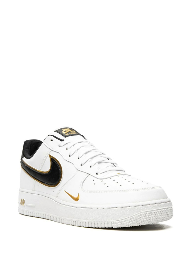 Nike Air Force 1 '07 LV8 ''Double Swoosh - White/Black/Gold'' sneakers outlook