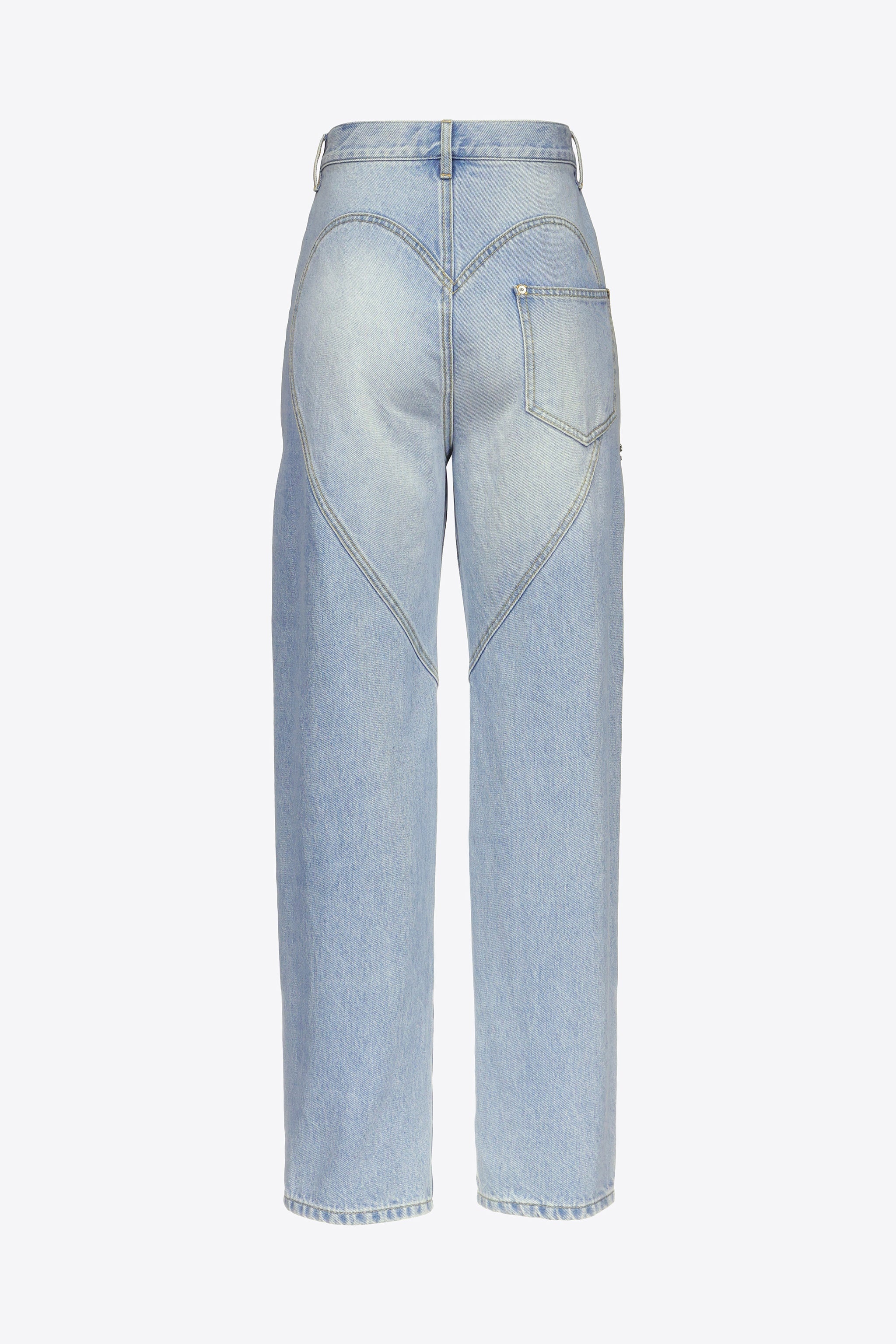 AREA Crystal Slit Jeans | shopbop | REVERSIBLE