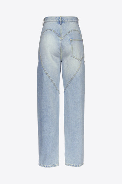 AREA CRYSTAL SLIT JEAN outlook