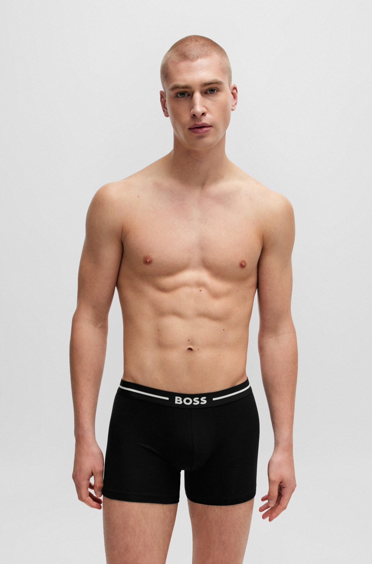 THREE-PACK OF BOXER BRIEFS IN STRETCH COTTON - 2