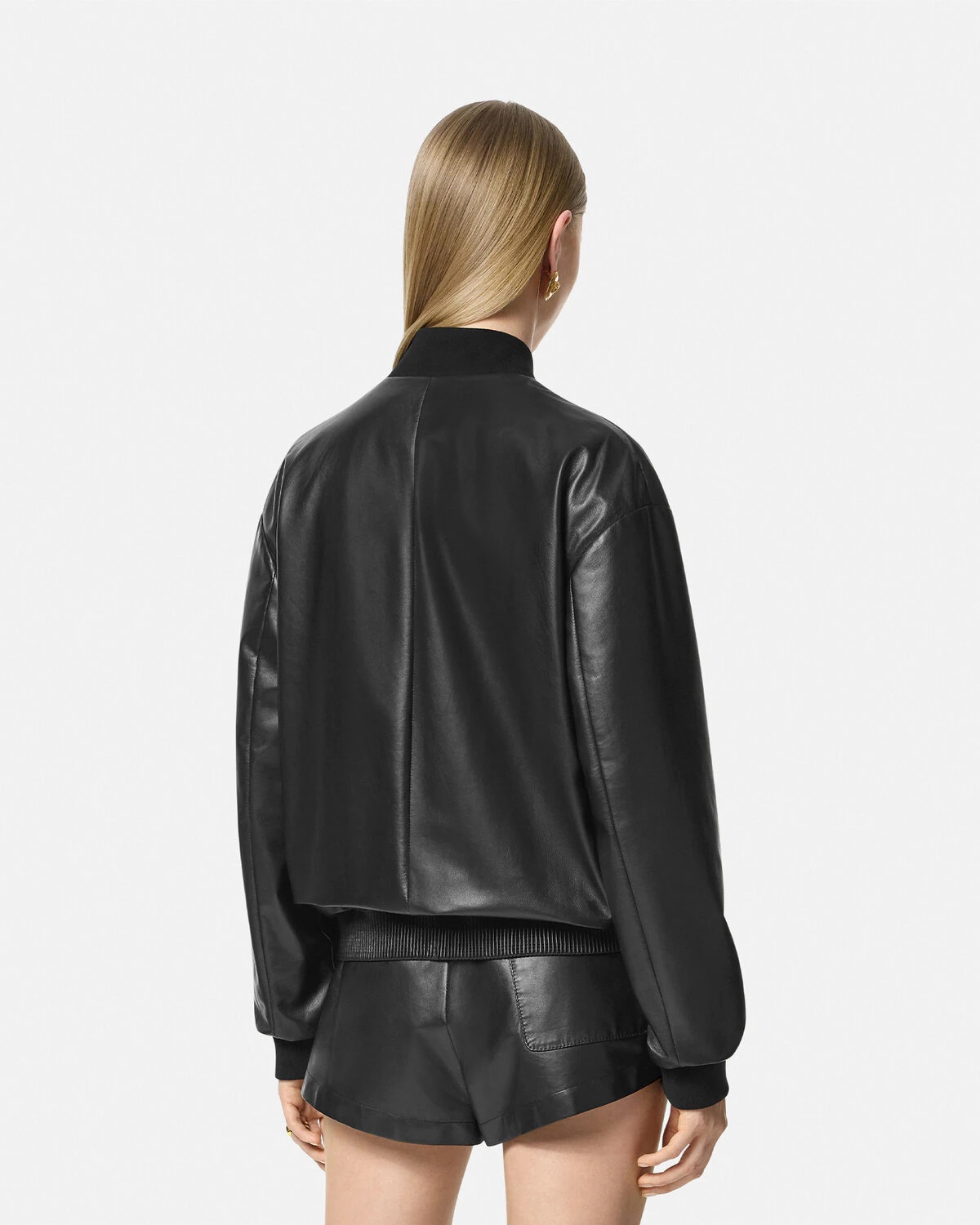 Leather Blouson Jacket - 5