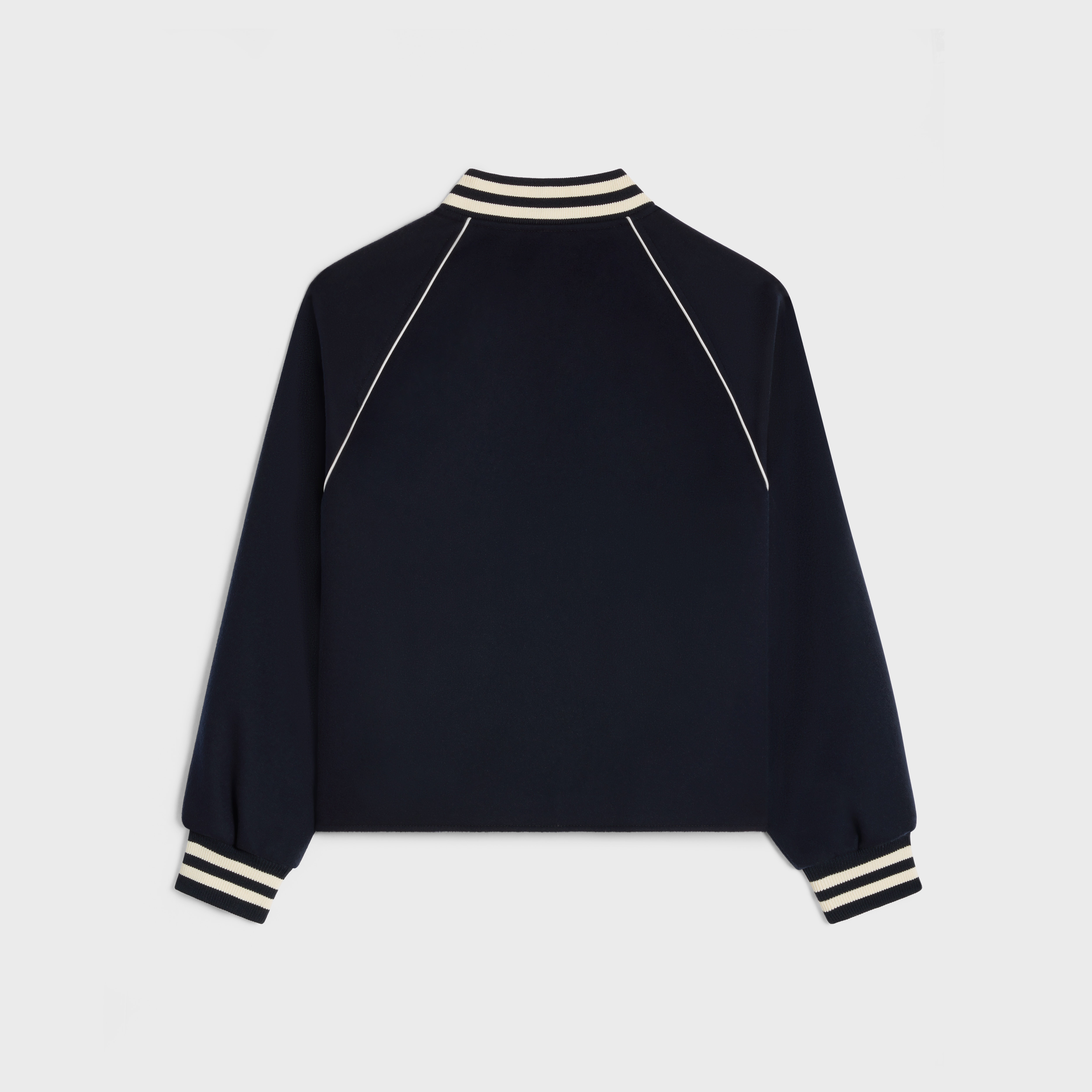 triomphe teddy jacket in wool cloth - 2