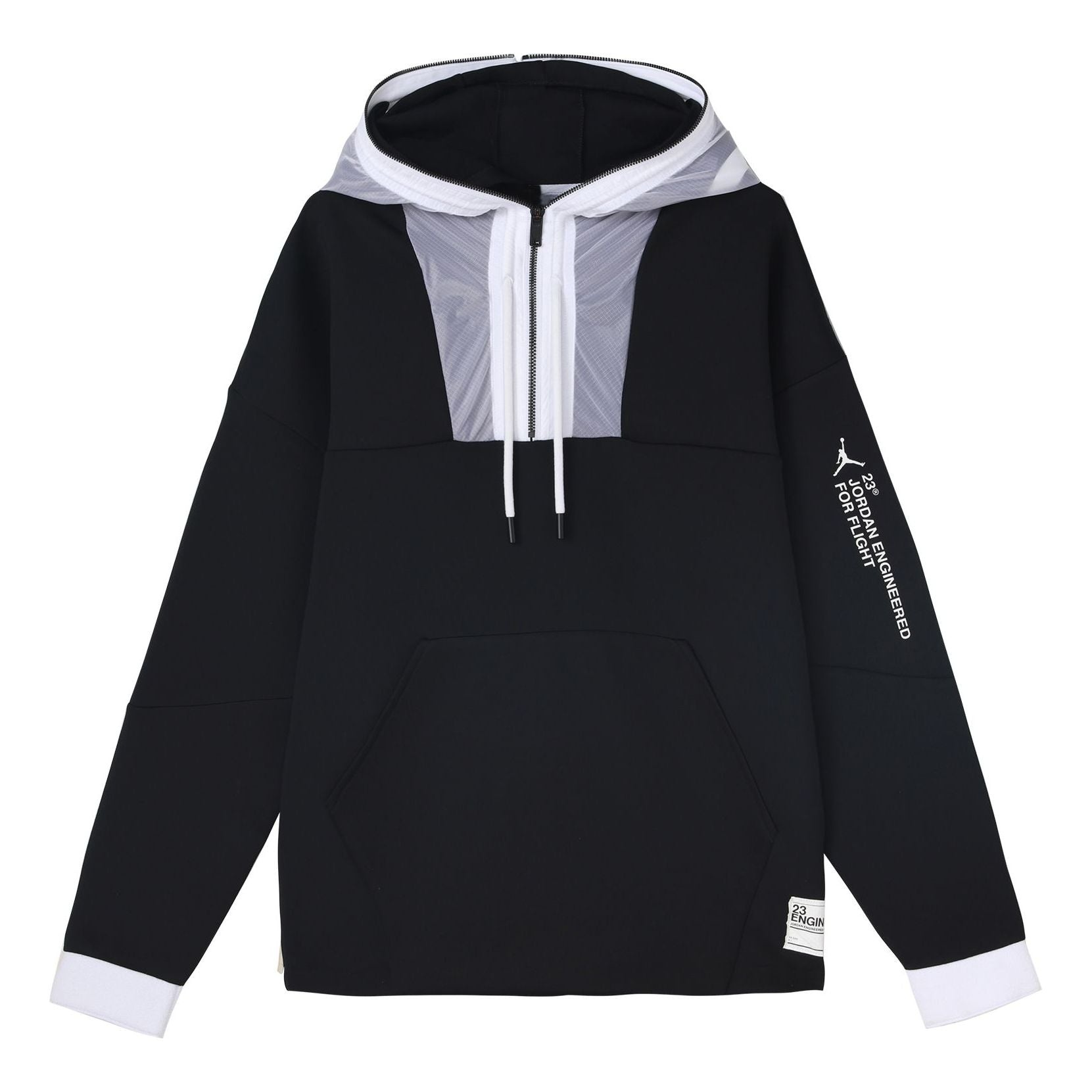 Air Jordan Engineered 1/2 Zipper Hoodie 'Black' AT9780-010 - 1