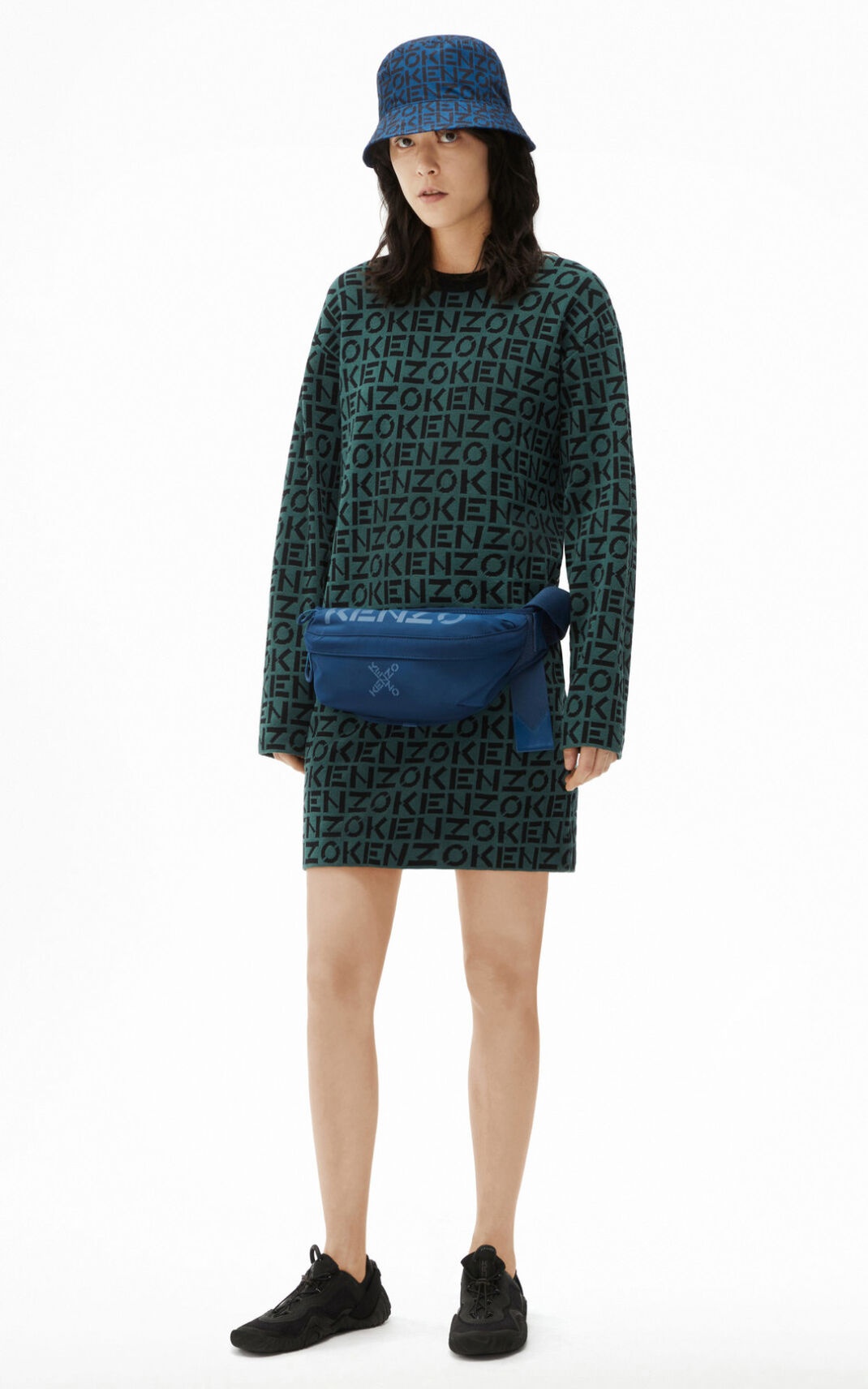 KENZO Sport monogrammed dress - 2