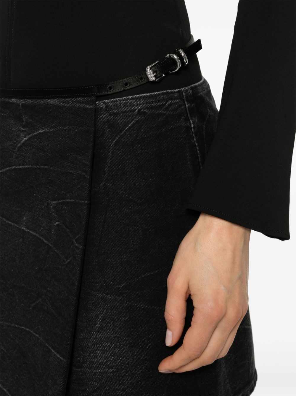 Voyou denim mini skirt - 5