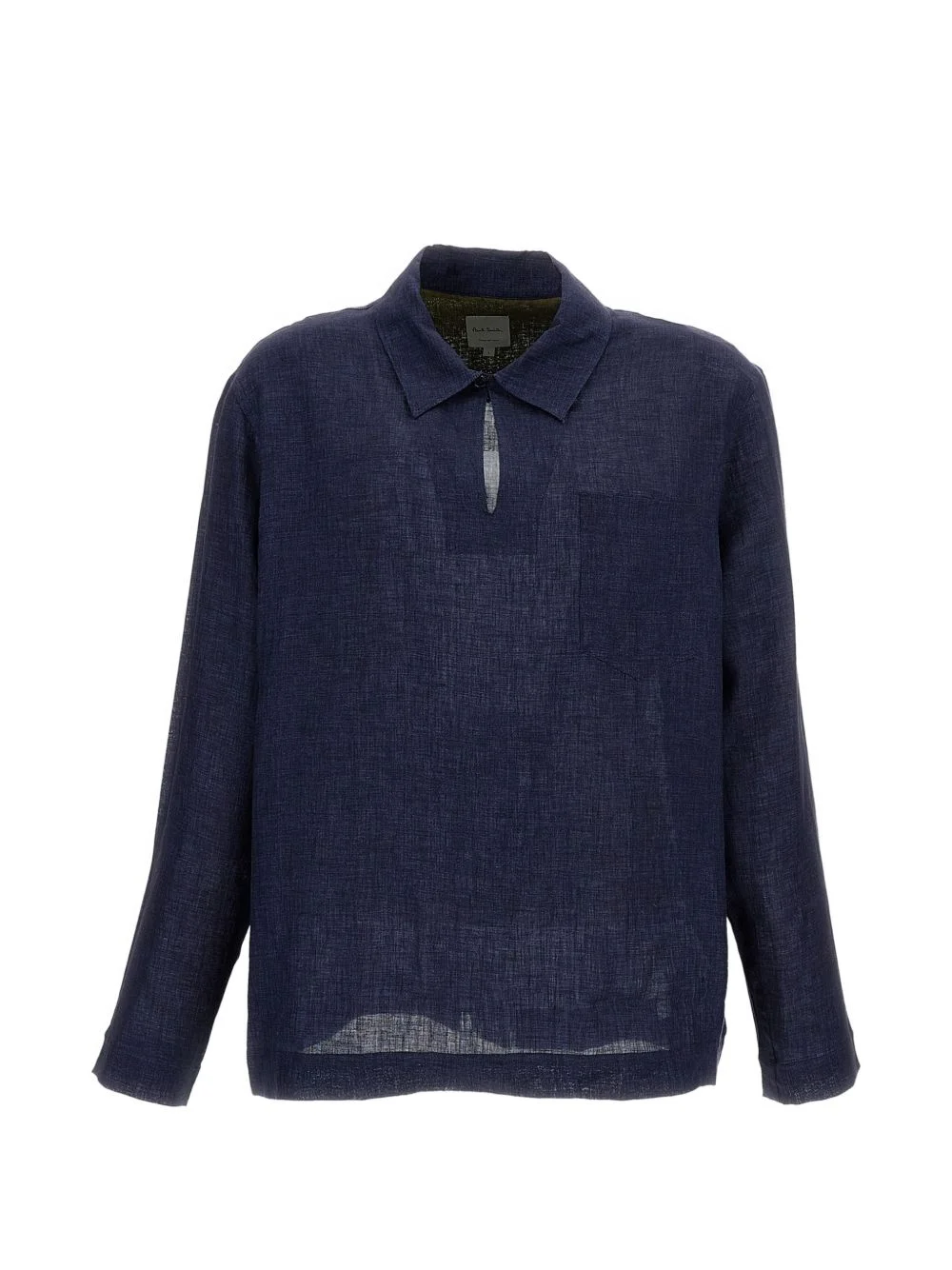 linen polo shirt - 1