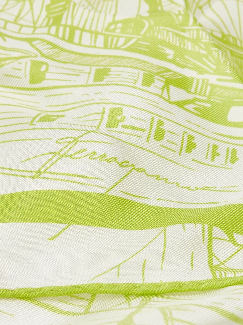 FERRAGAMO Veliero silk bandeau outlook