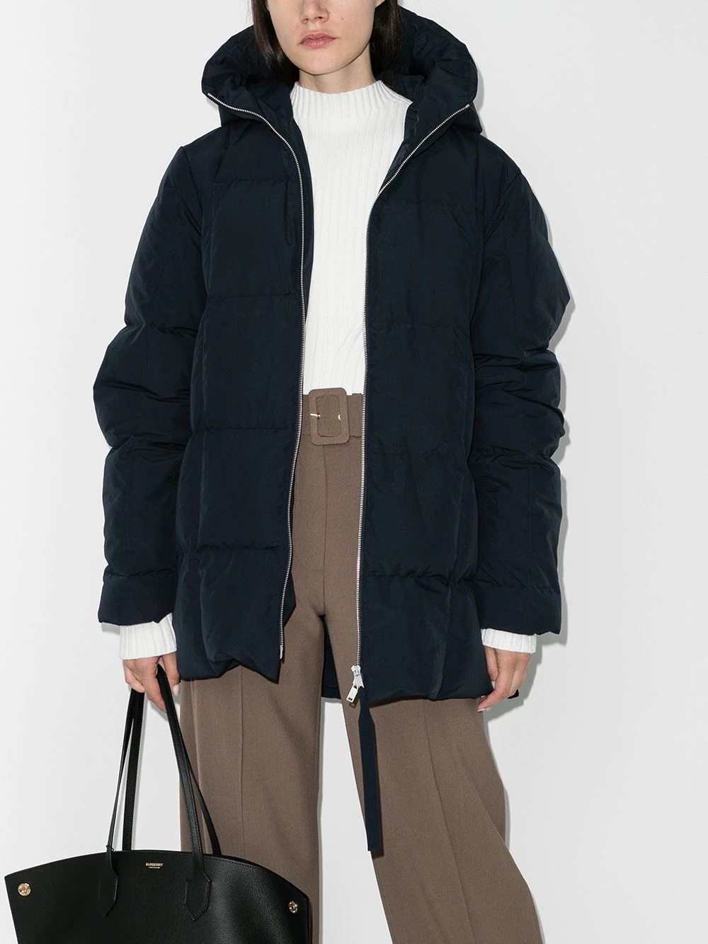 hooded puffer coat - 2