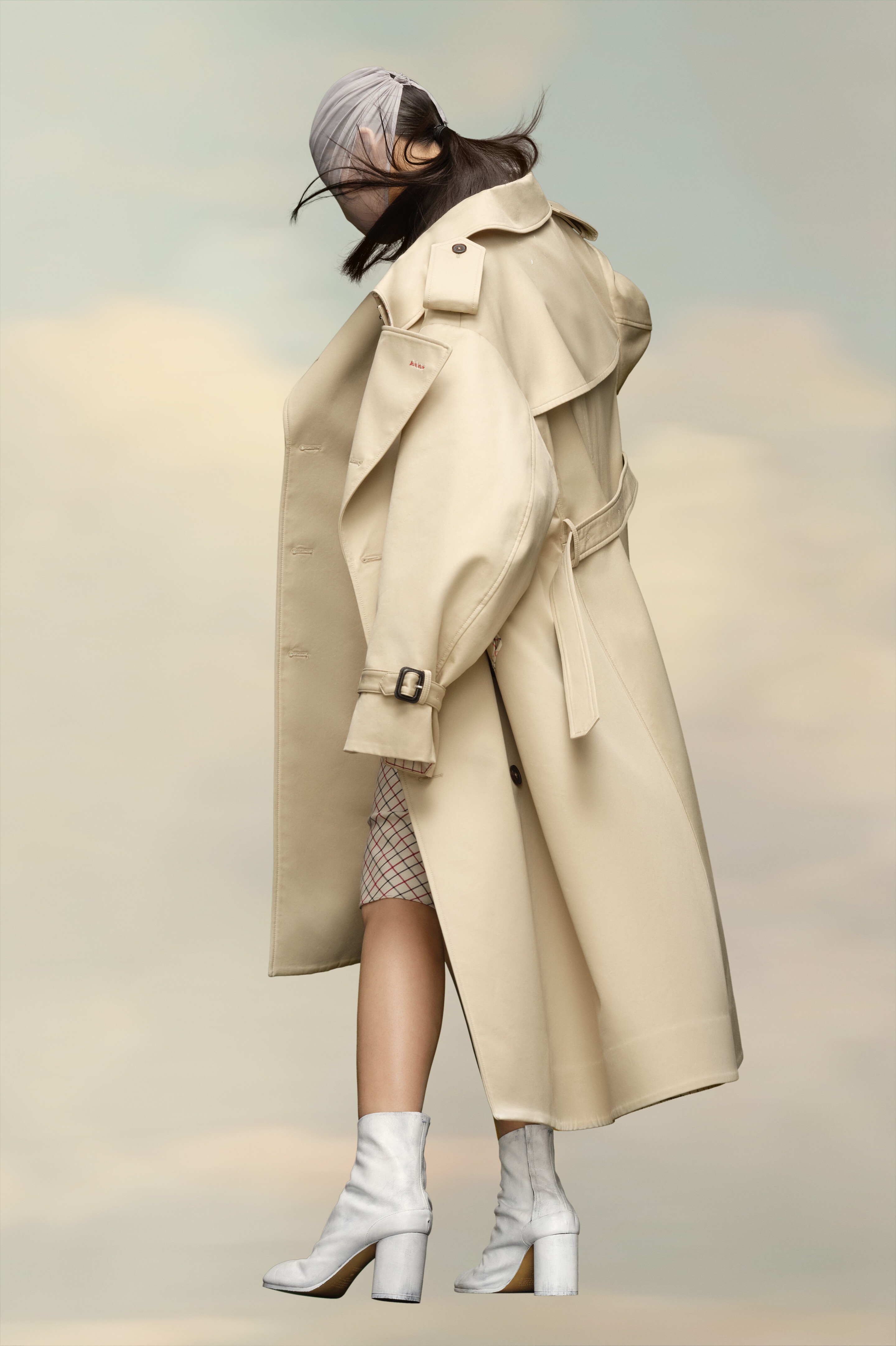 Cotton Trench Coat - 3