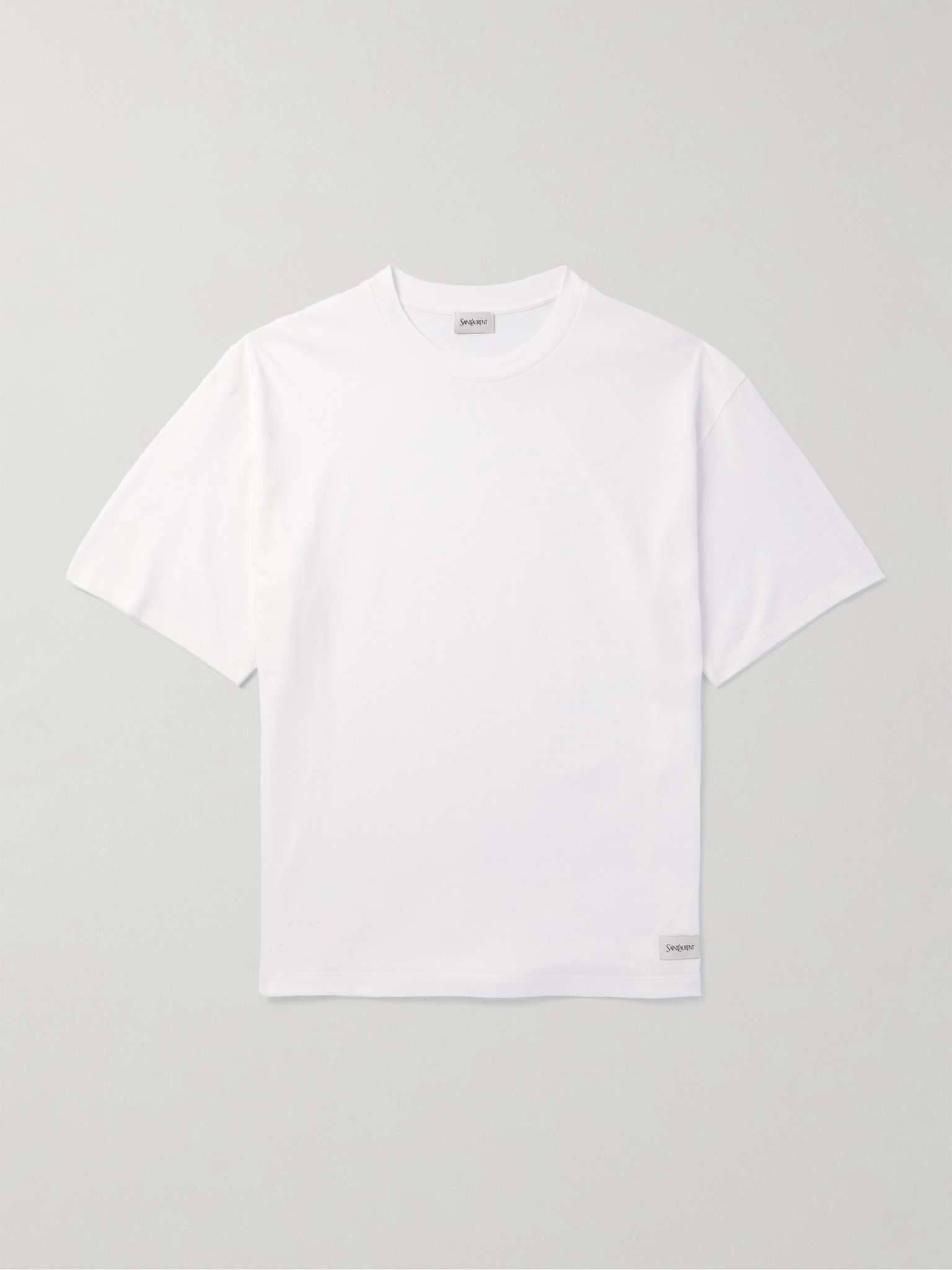 Logo-Appliquéd Cotton and Modal-Blend Jersey T-Shirt - 1