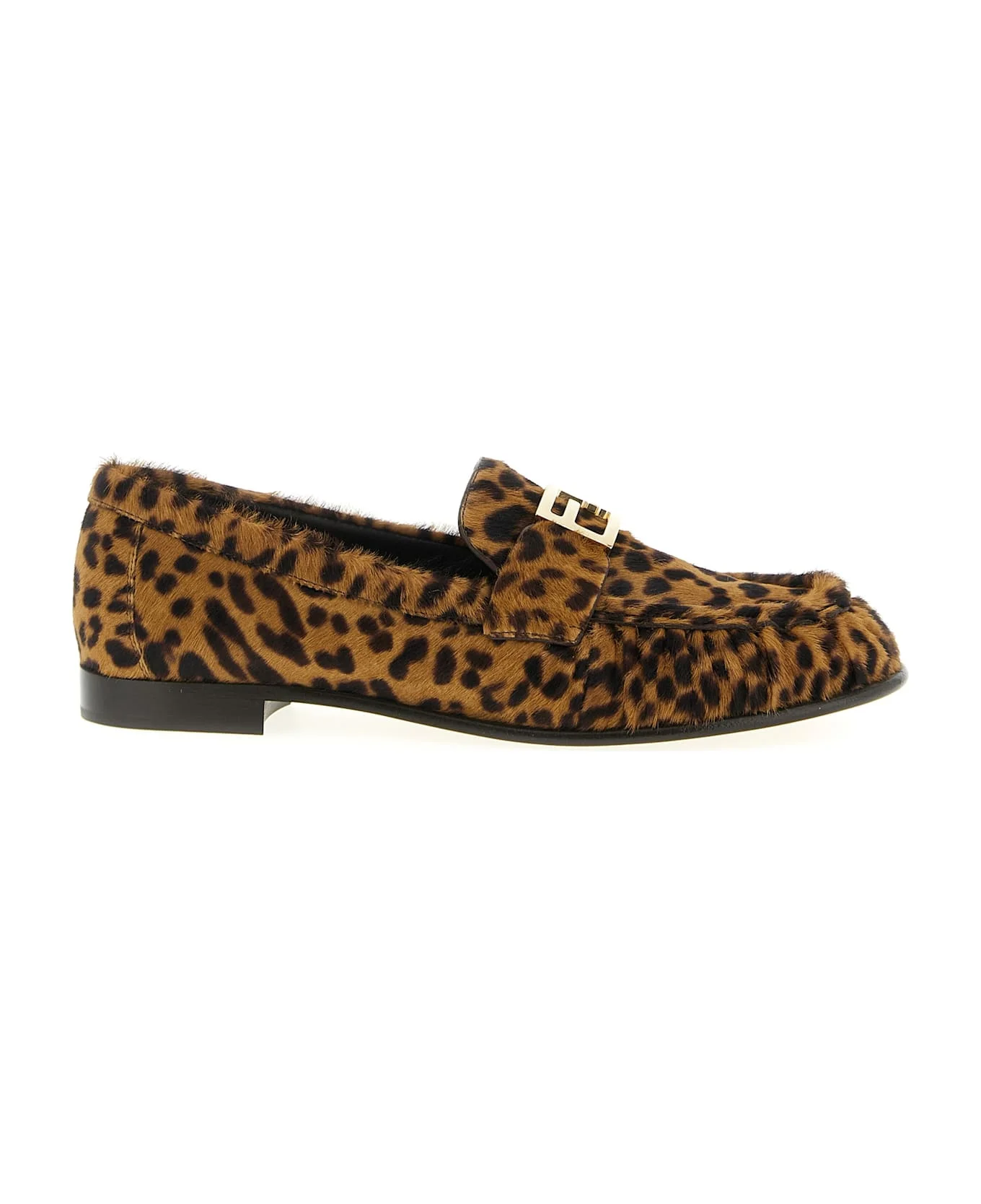 'baguette' Pony Hair Loafers - 1
