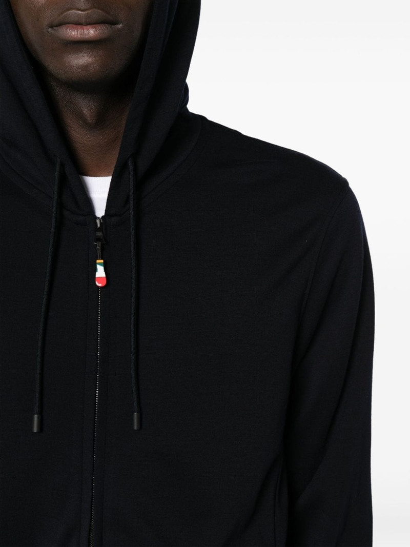 zip-up wool hoodie 5