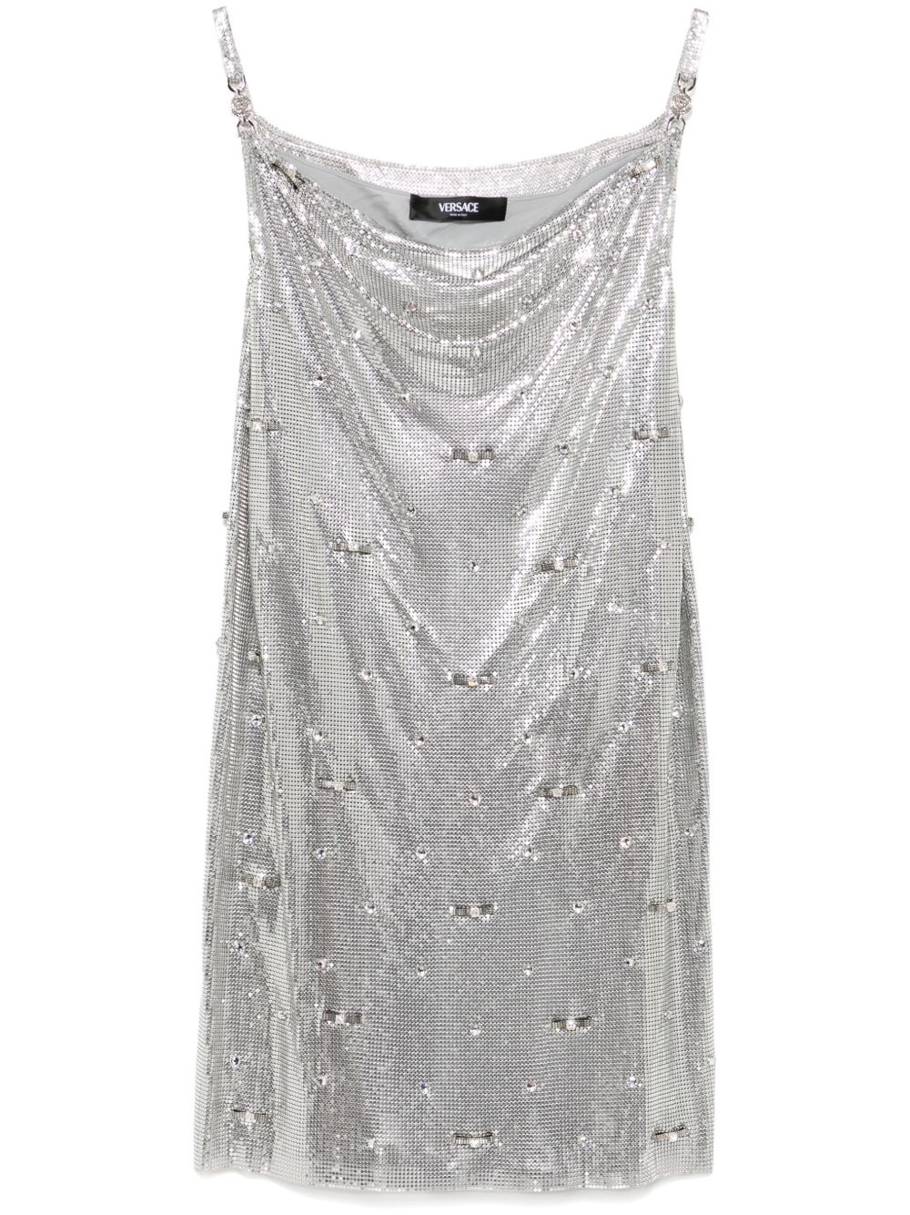 aluminum metal mesh dress - 1