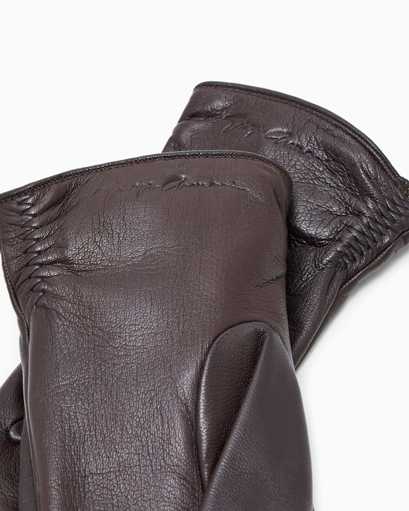 GIORGIO ARMANI LAMBSKIN NAPPA LEATHER GLOVES outlook