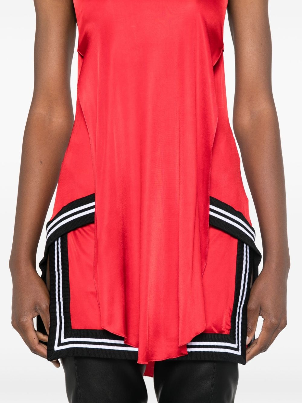 satin mini dress - 5