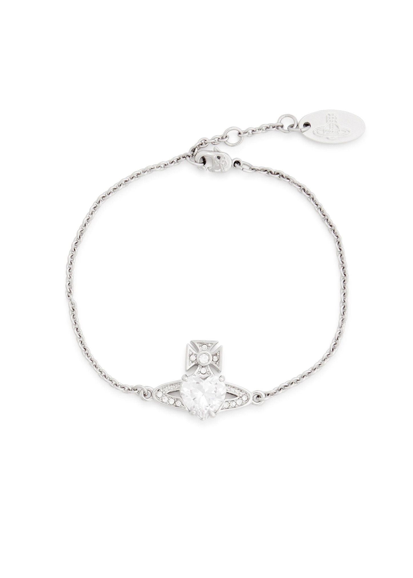 Ariella crystal-embellished orb bracelet - 1