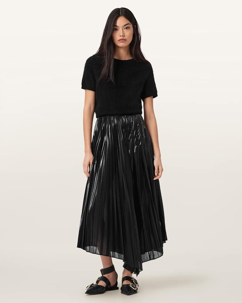 JAX PLEATED MIDI SKIRT 5