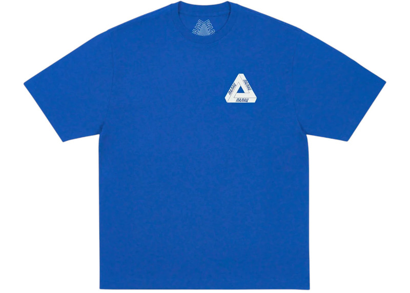 PALACE Palace Tri Lingual T-Shirt Blue Berry outlook