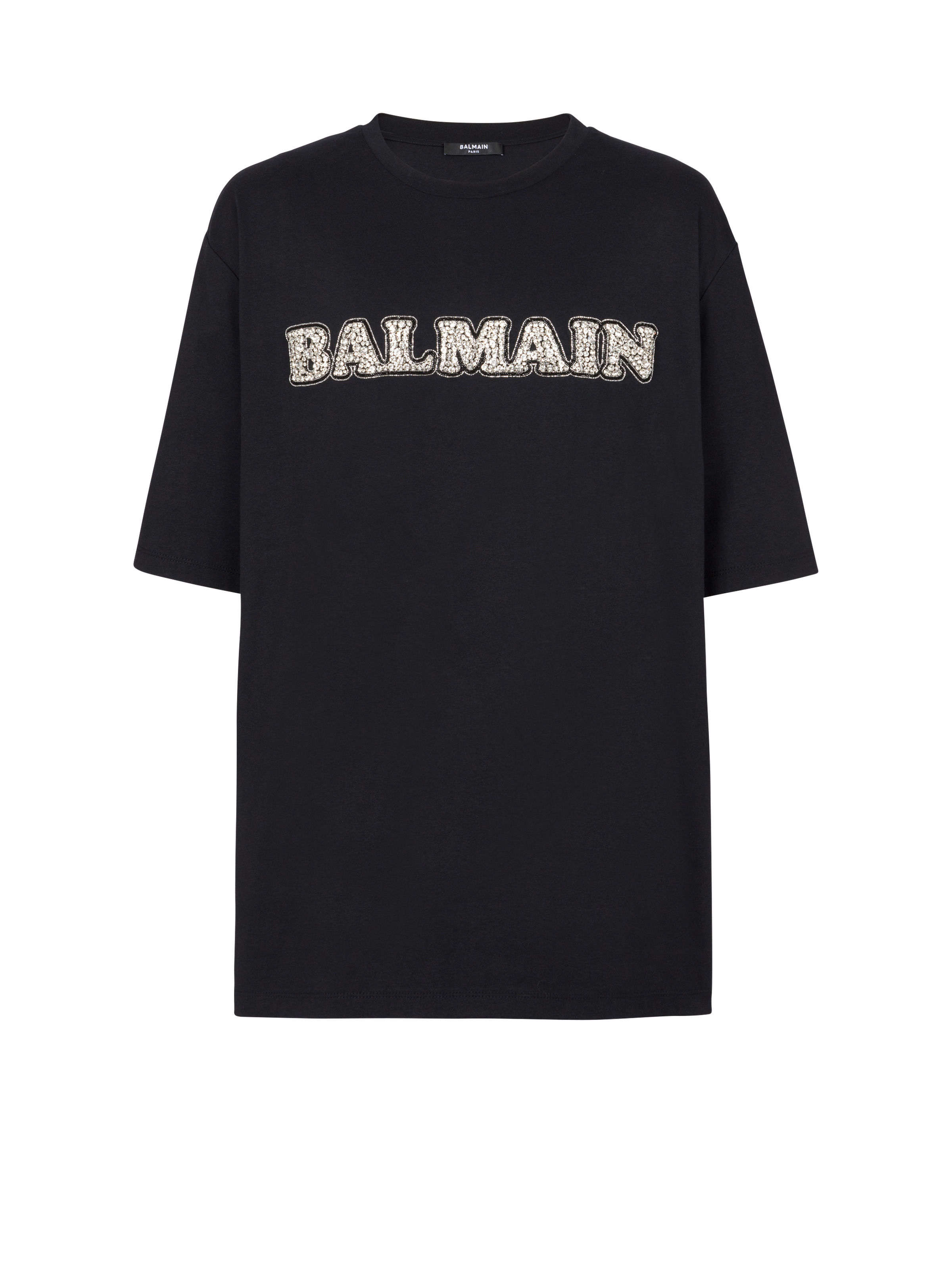 Embroidered retro Balmain T-shirt - 1