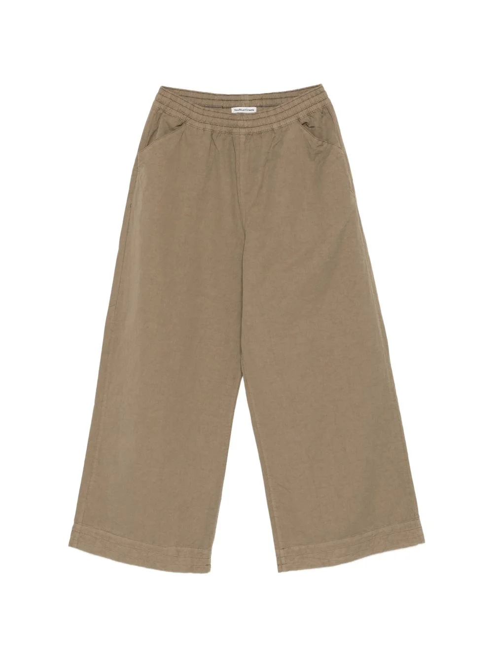 elasticated trousers - 1