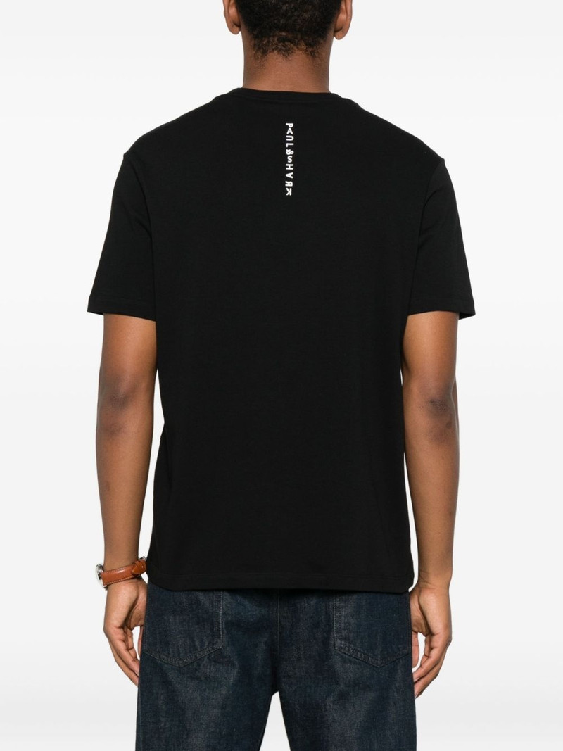 logo-embroidered cotton T-shirt 3