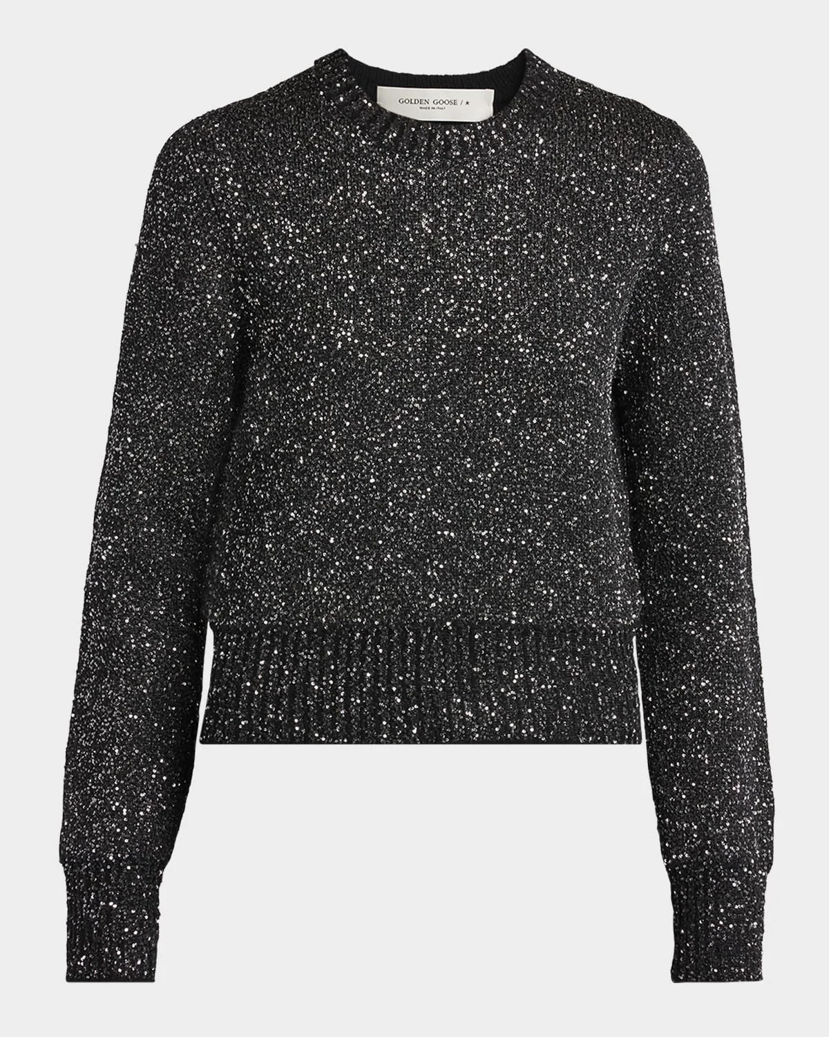 Journey Sequined Crop Sweater - 1