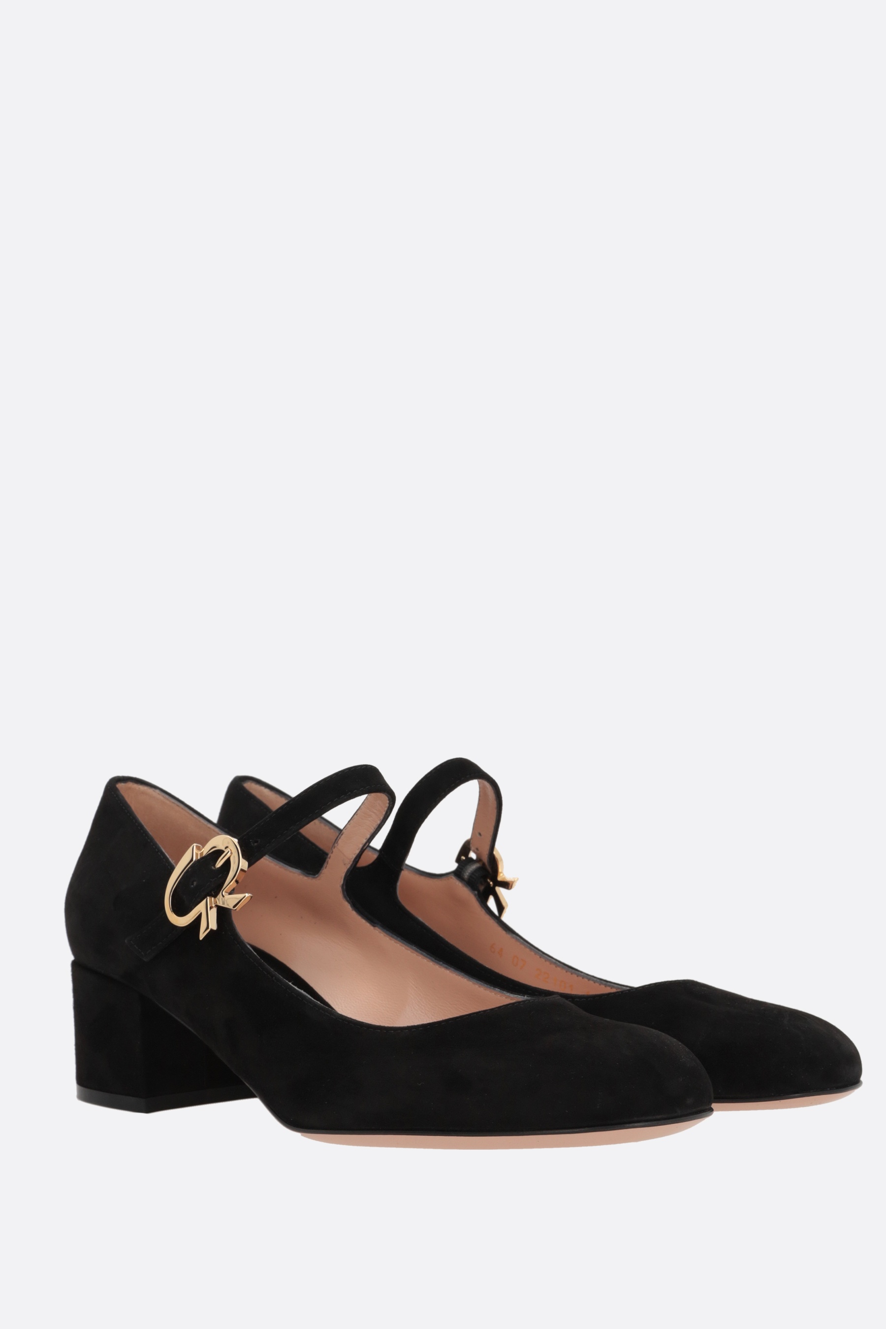 RIBBON SUEDE MARY-JANE PUMPS - 2