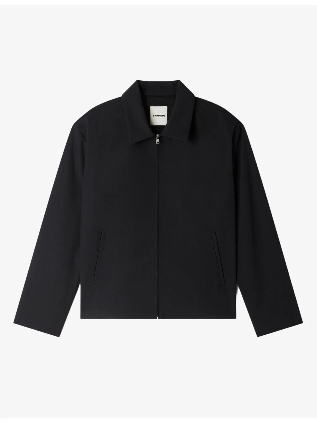 Minimalist Zip-Up Wool-Blend Jacket - 1