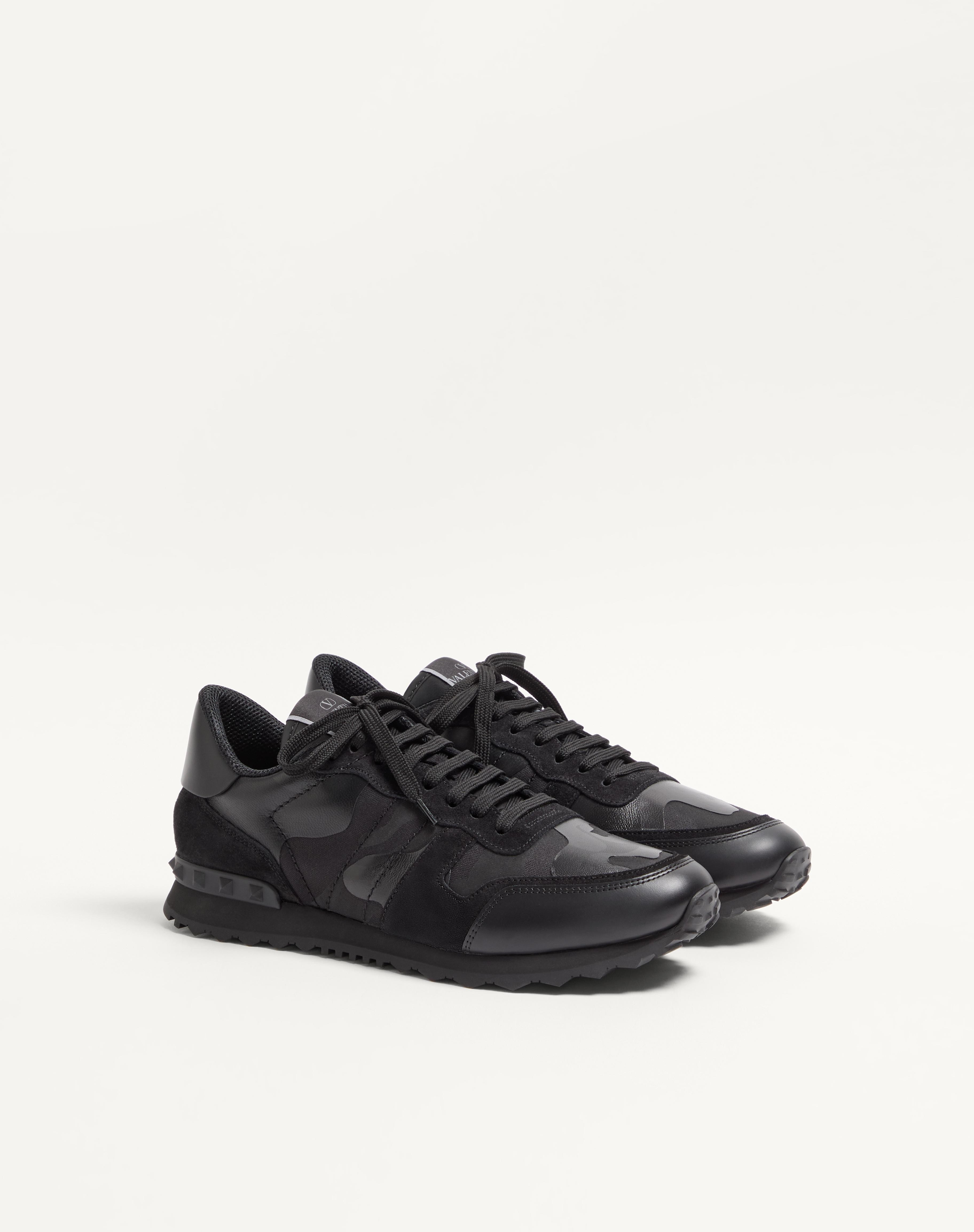 CAMOUFLAGE NOIR ROCKRUNNER SNEAKER - 3