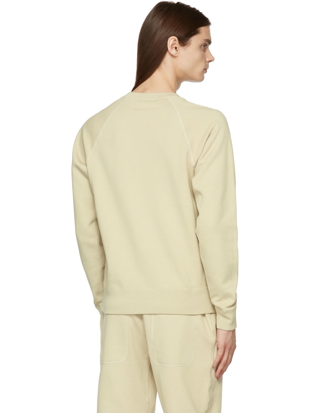 Beige Crewneck Sweatshirt - 3