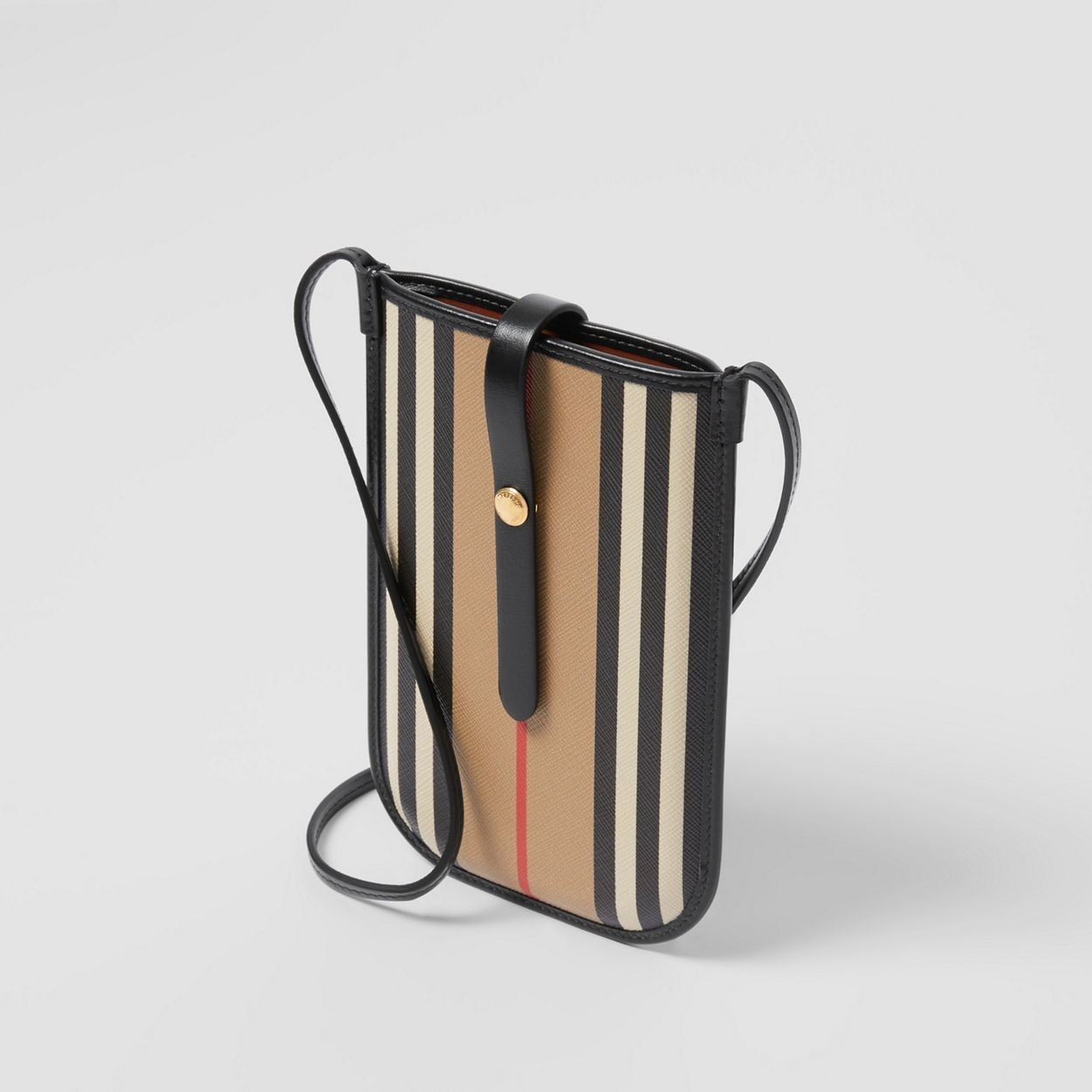 Icon Stripe E-canvas Phone Case with Strap - 3