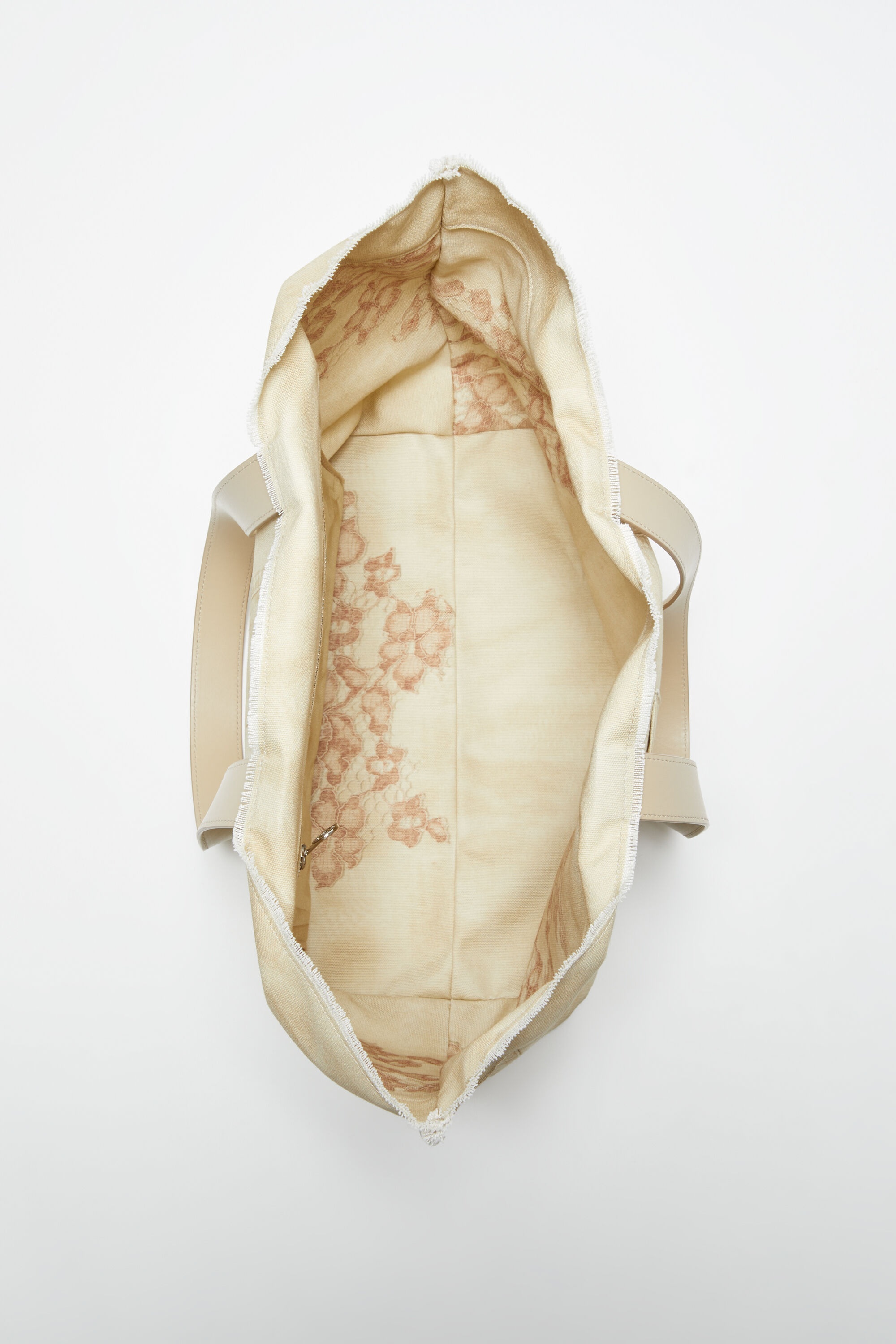 Printed tote bag - Oat beige - 3