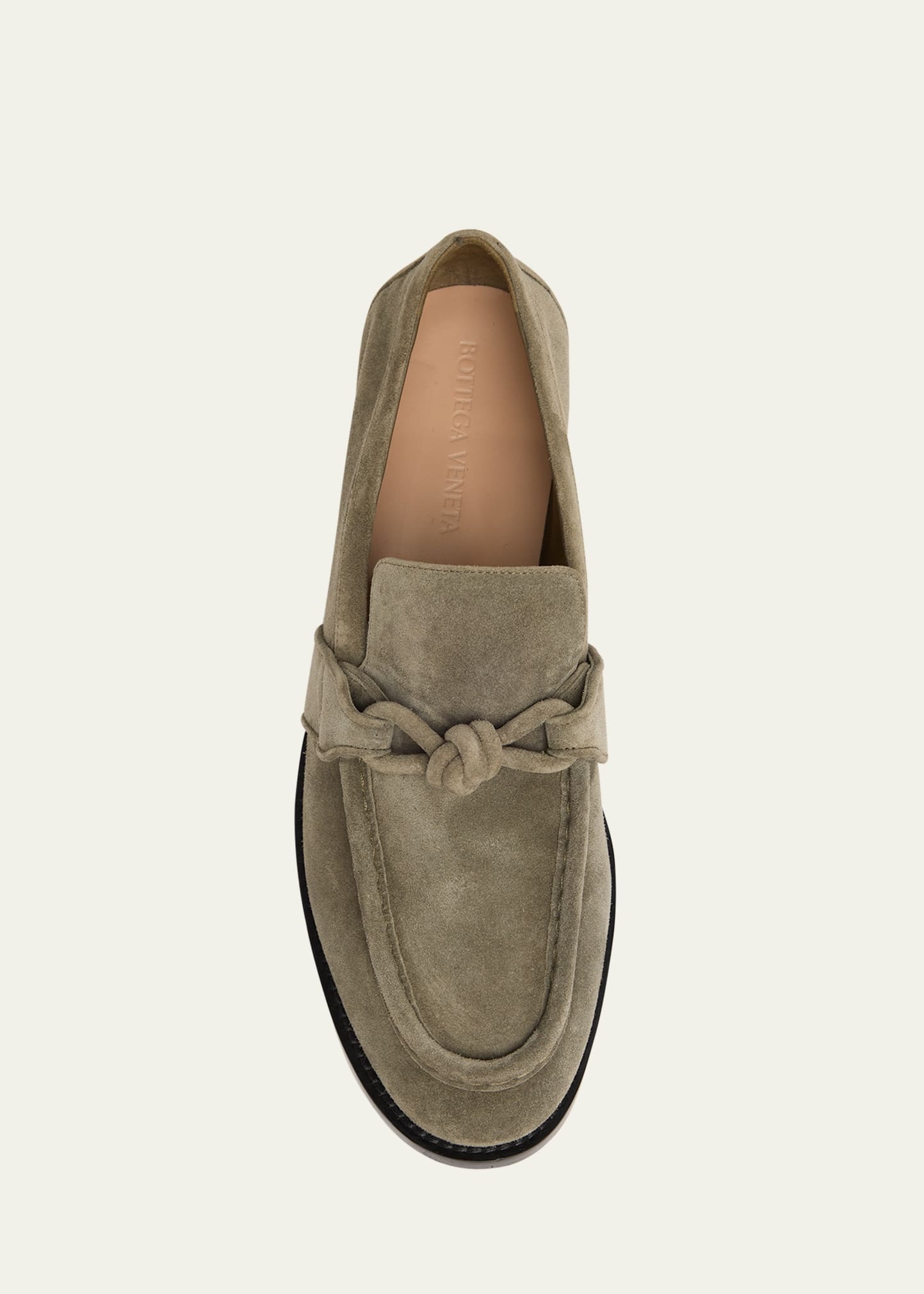Men's Astaire Knot Suede Loafers - 5