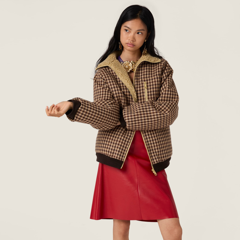 Miu Miu Nappa leather skirt outlook