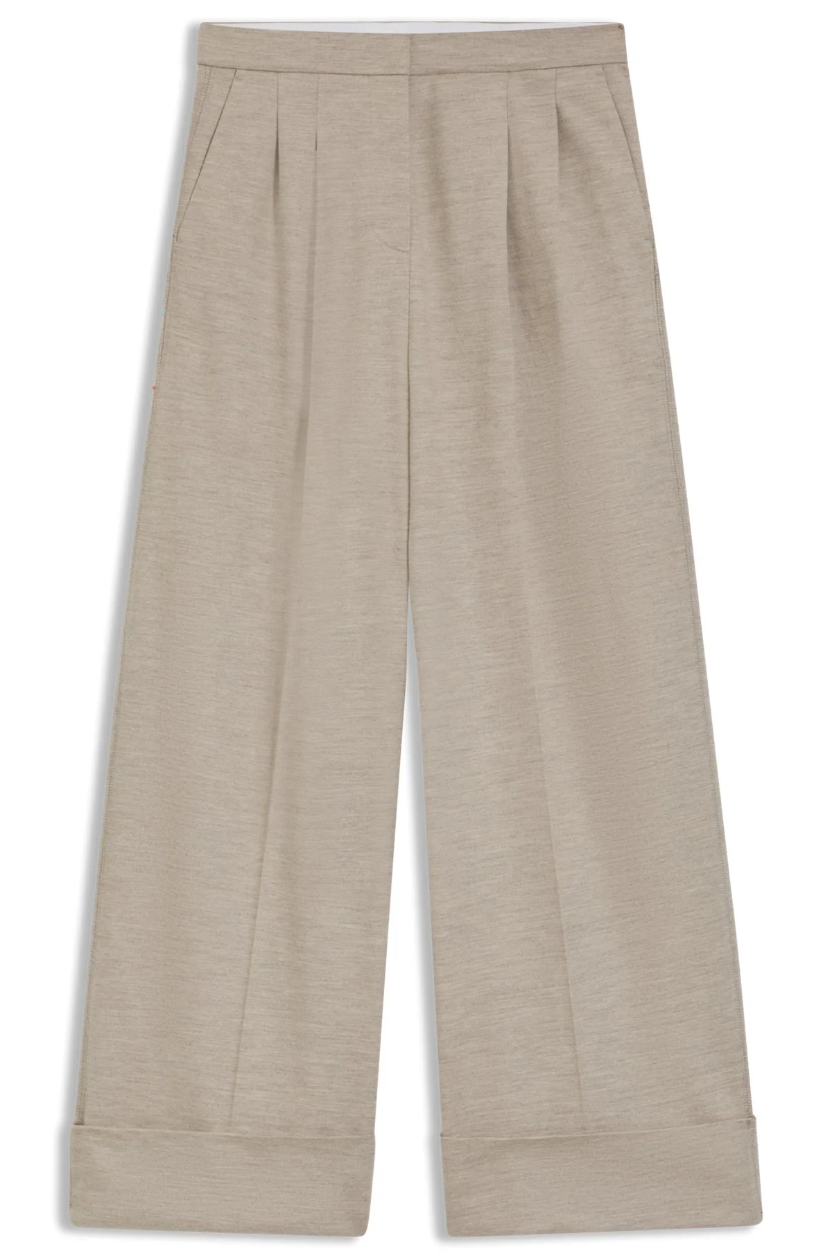 RELAXED-FIT PANTS IN VIRGIN WOOL - 1