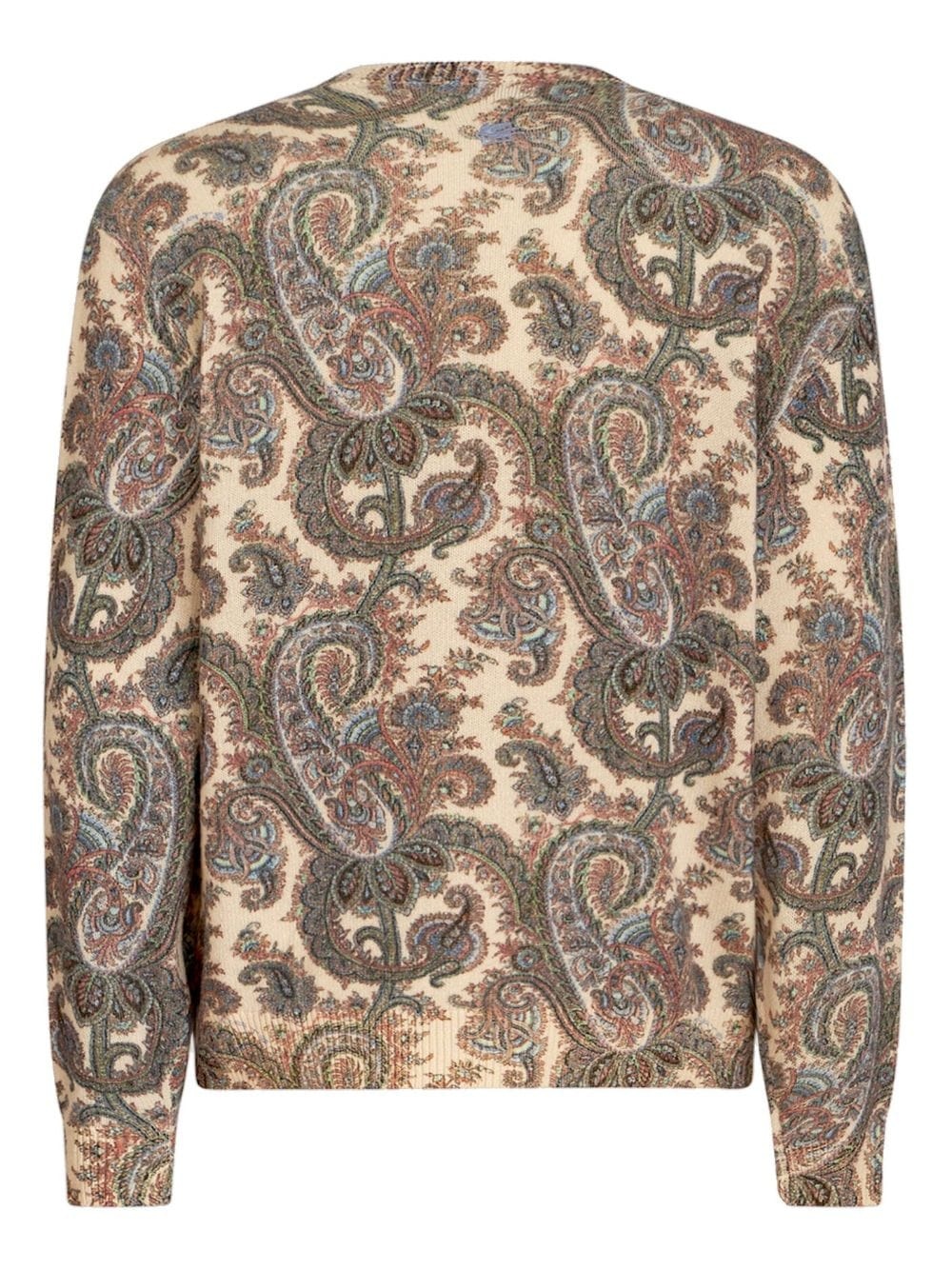paisley-print wool jumper - 6