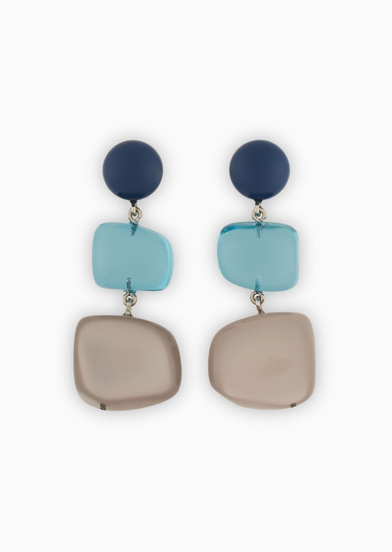 Oversize multiform pendant earrings - 1