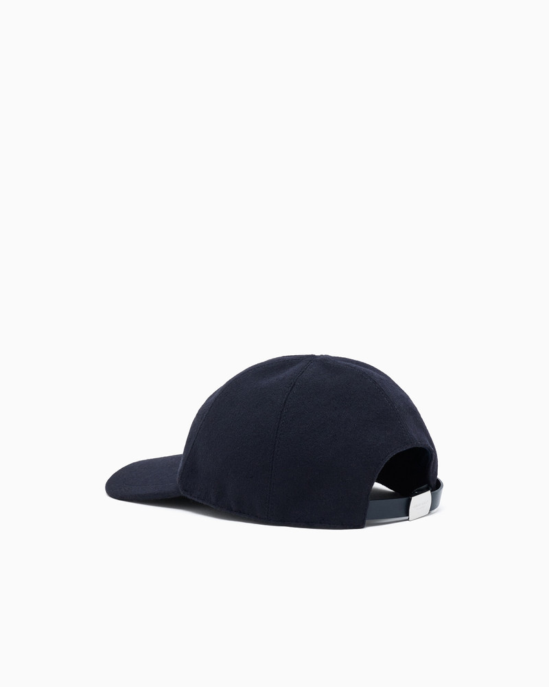 GIORGIO ARMANI VIRGIN WOOL AND CASHMERE BASEBALL CAP outlook