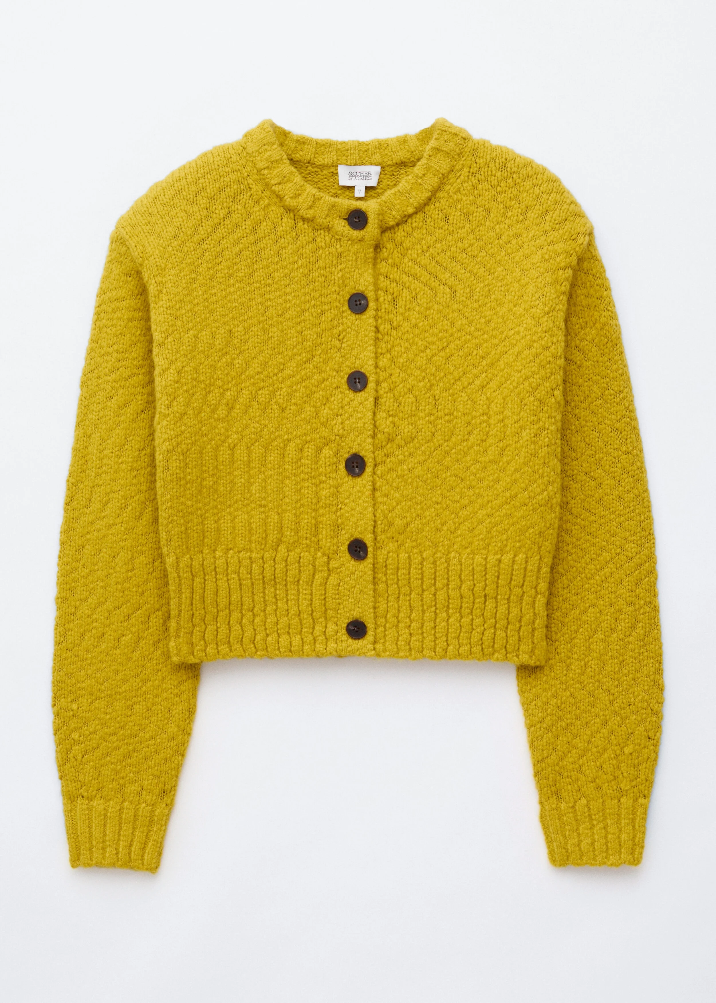 Wool-Cotton Cardigan - 1