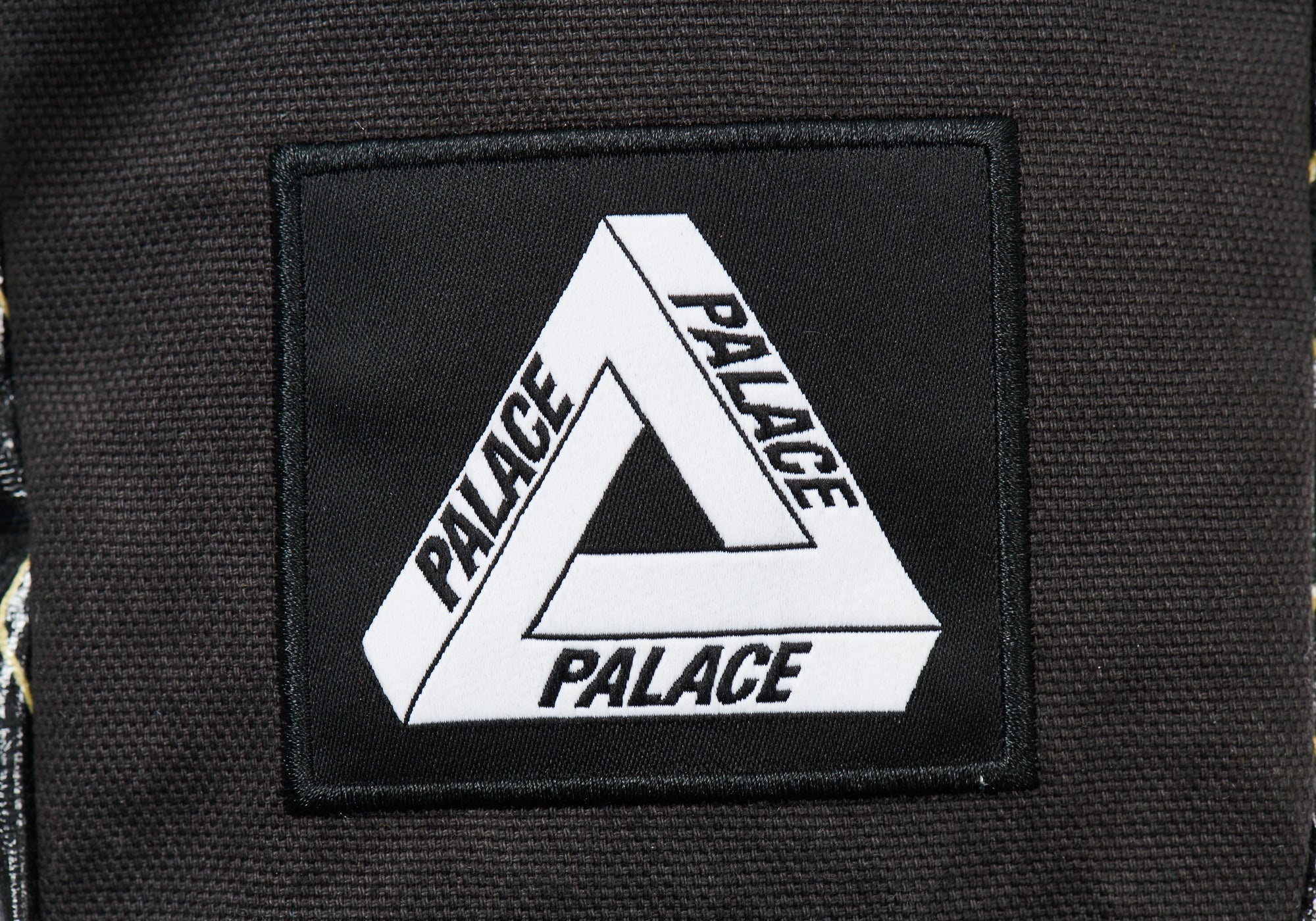 PALACE X-PAC COTTON CANVAS SHOT BAG BLACK - 3